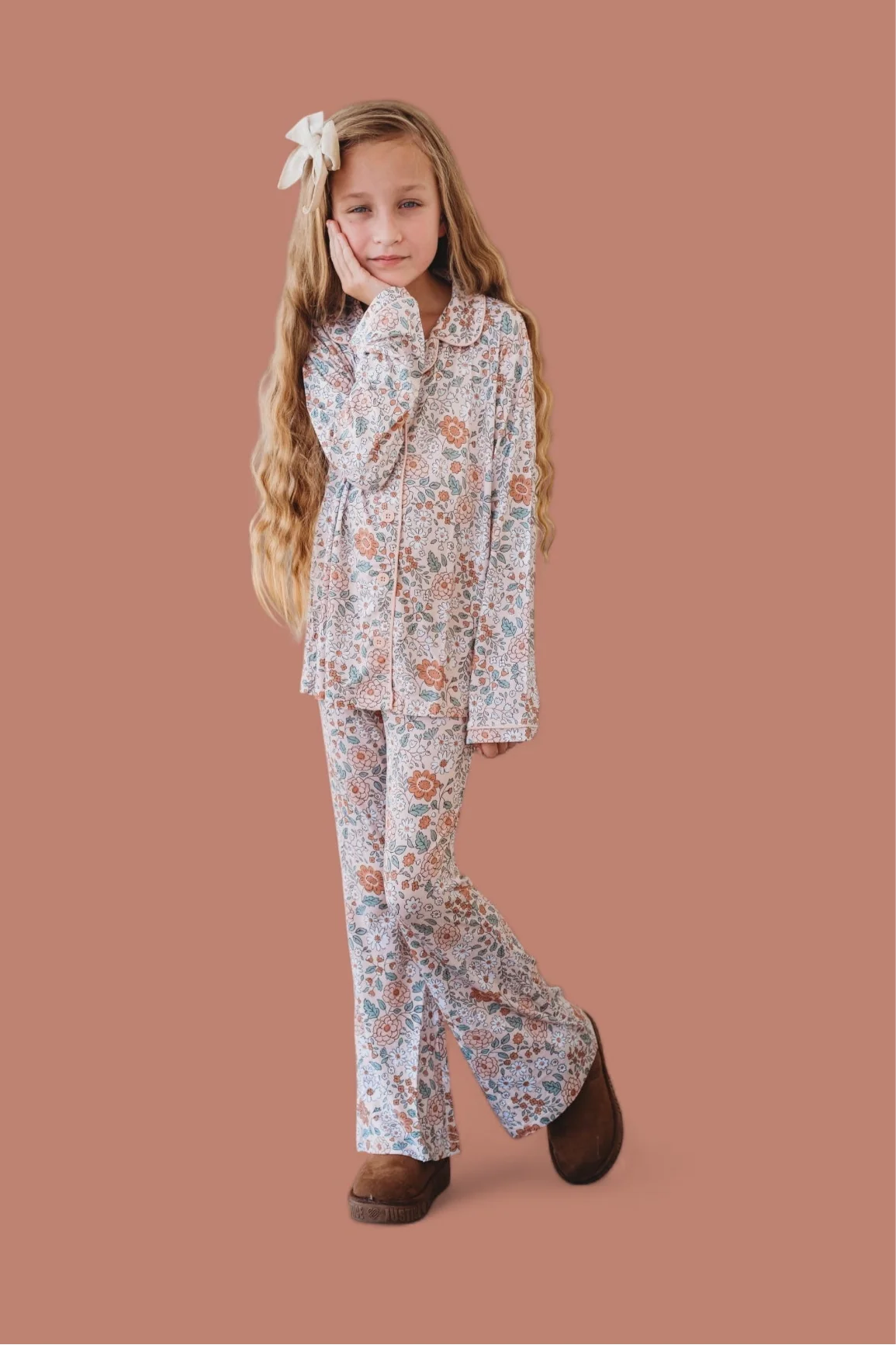 AUTUMN BLOSSOM DREAM GIRL'S FLARE SET - Image 9