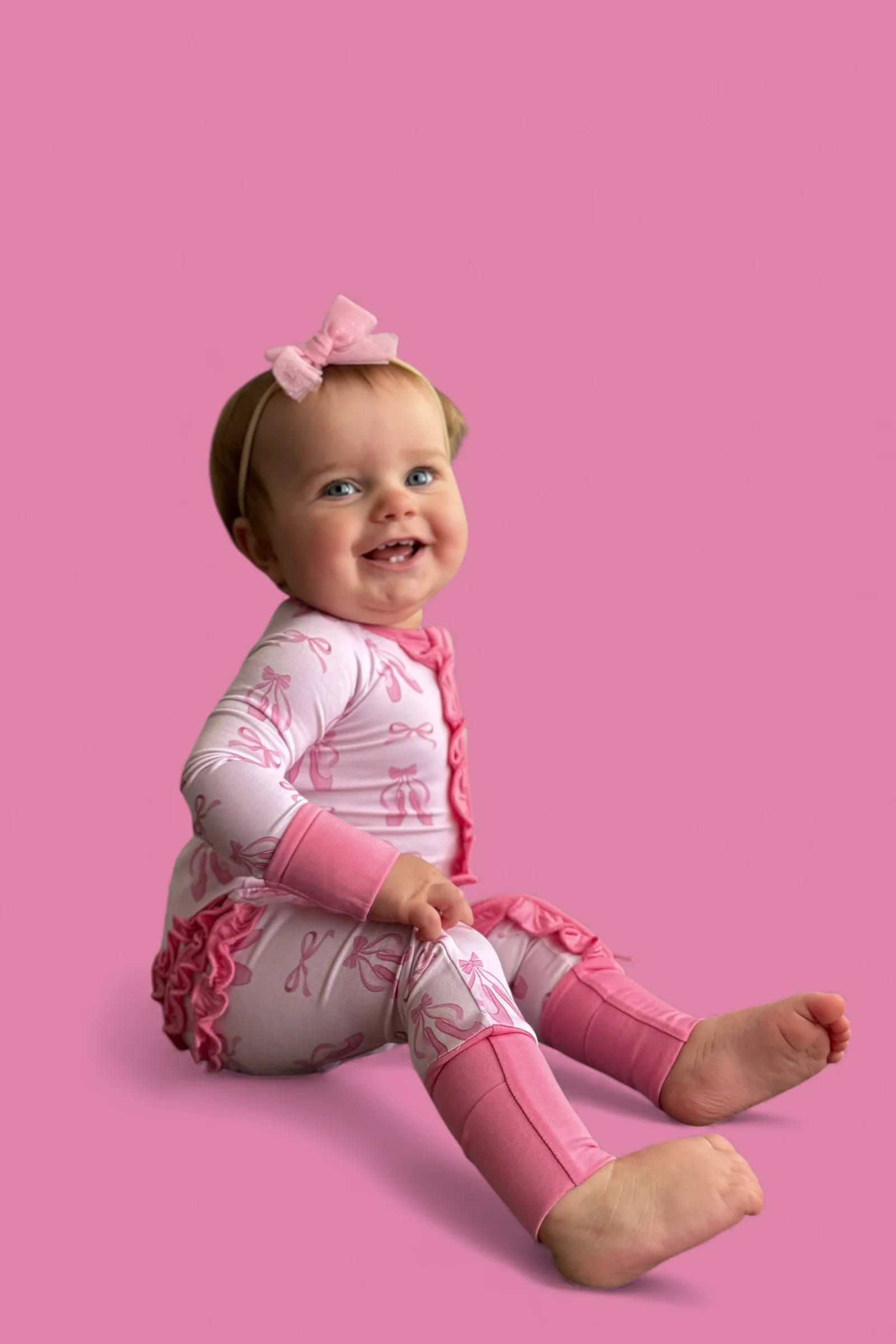 BALLET BOW BLISS DREAM RUFFLE ROMPER - Image 3