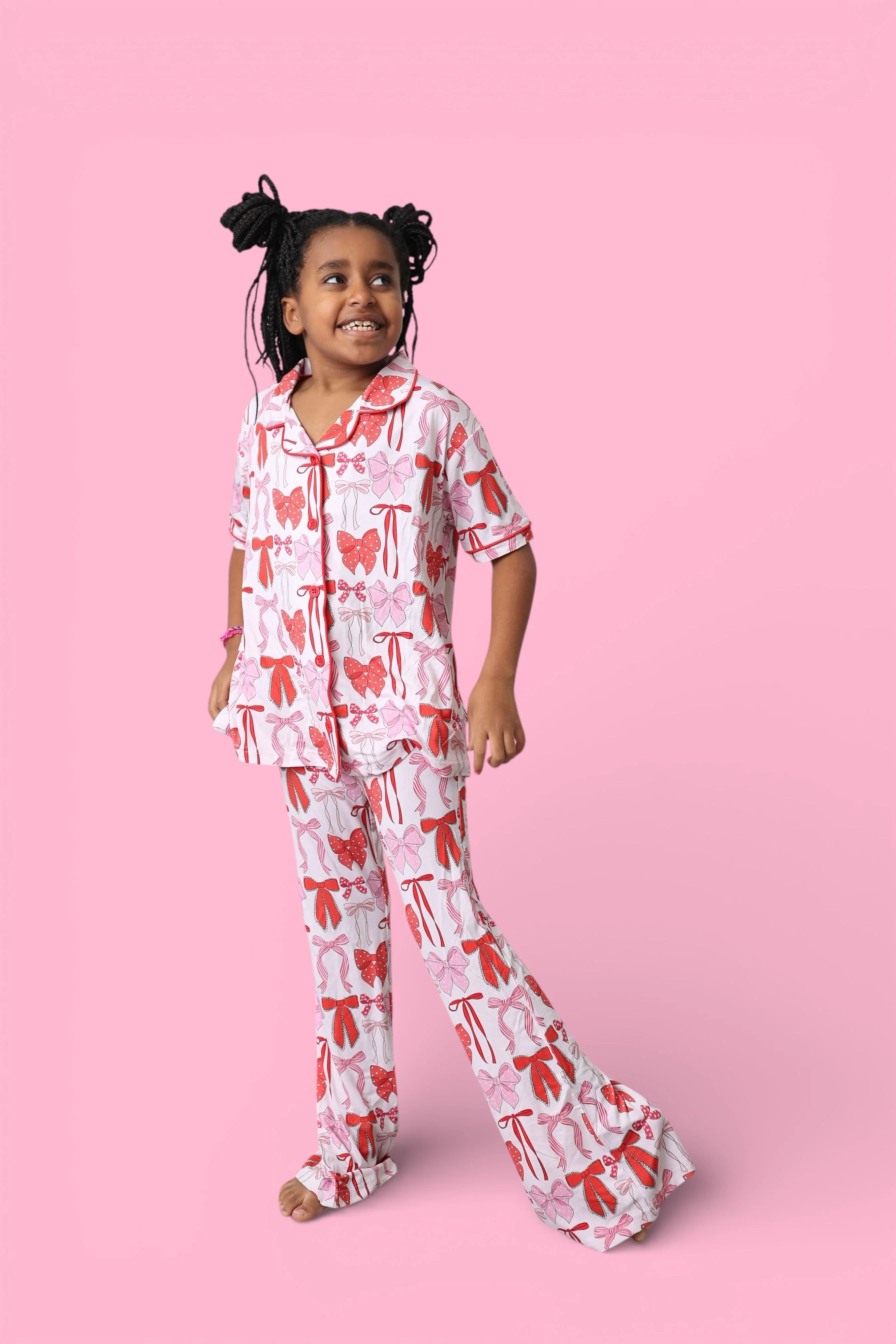 BE MINE BOWS DREAM GIRL'S FLARE SET