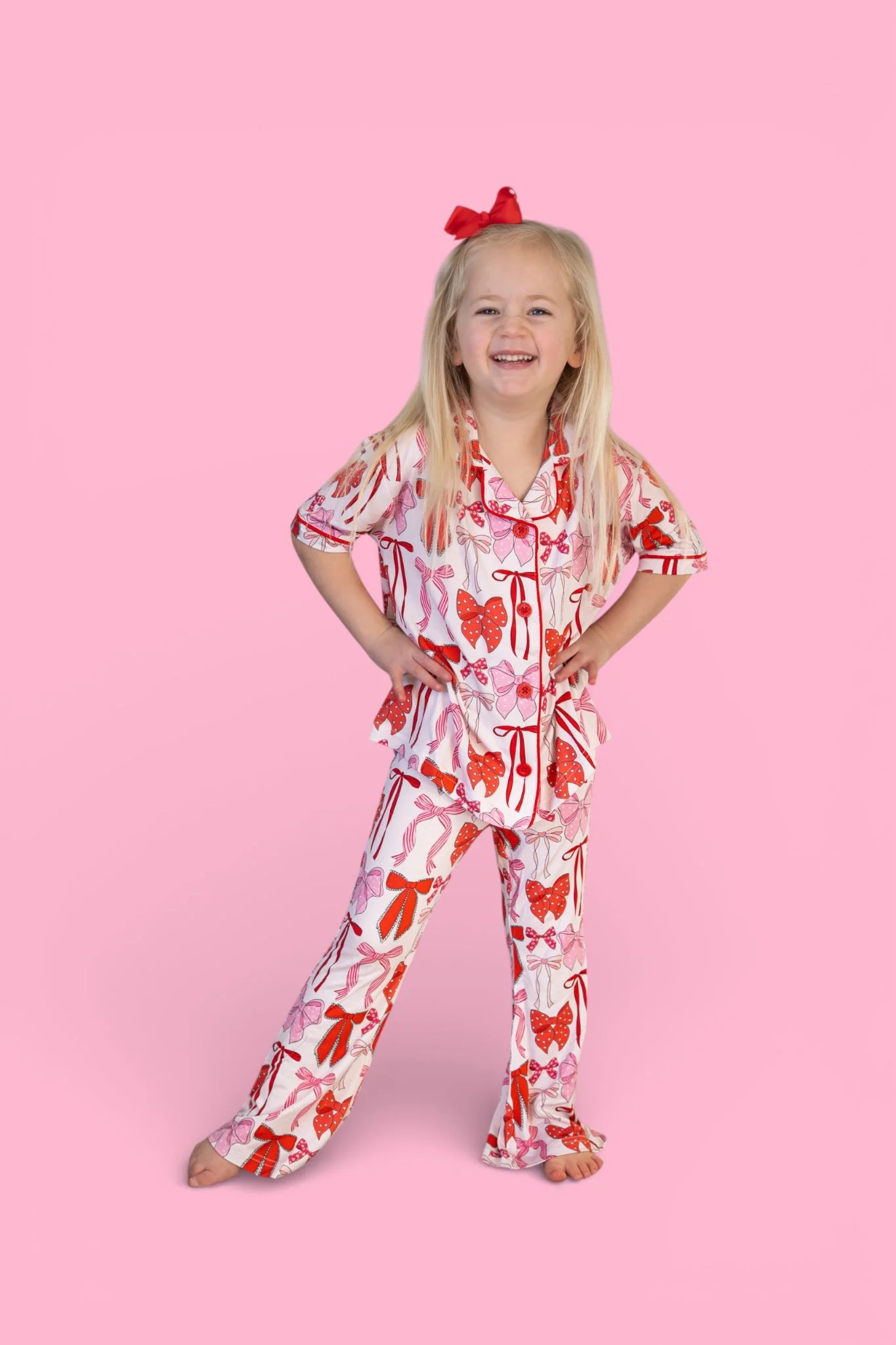 BE MINE BOWS DREAM GIRL'S FLARE SET - Image 6