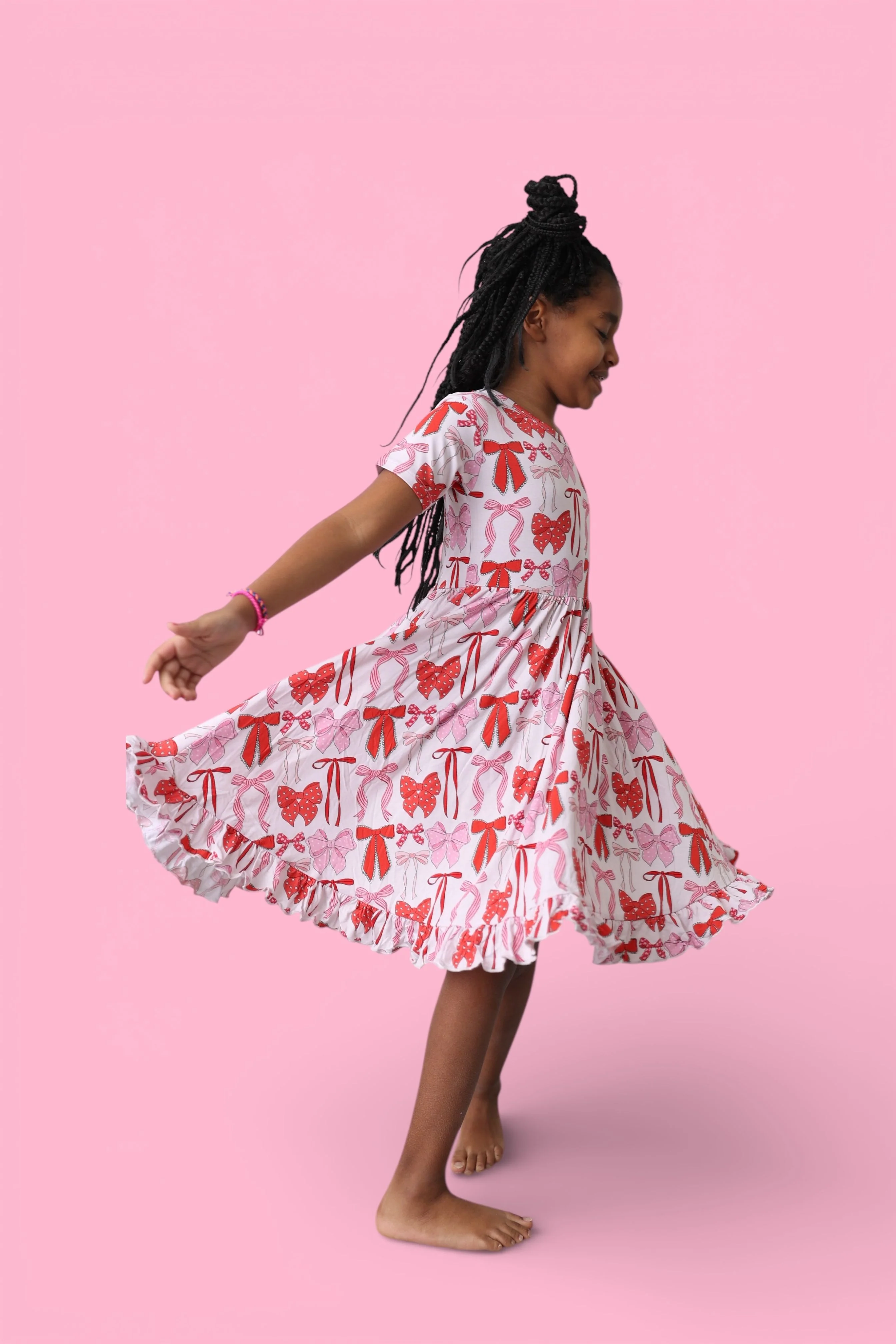 BE MINE BOWS DREAM RUFFLE DRESS - Image 9