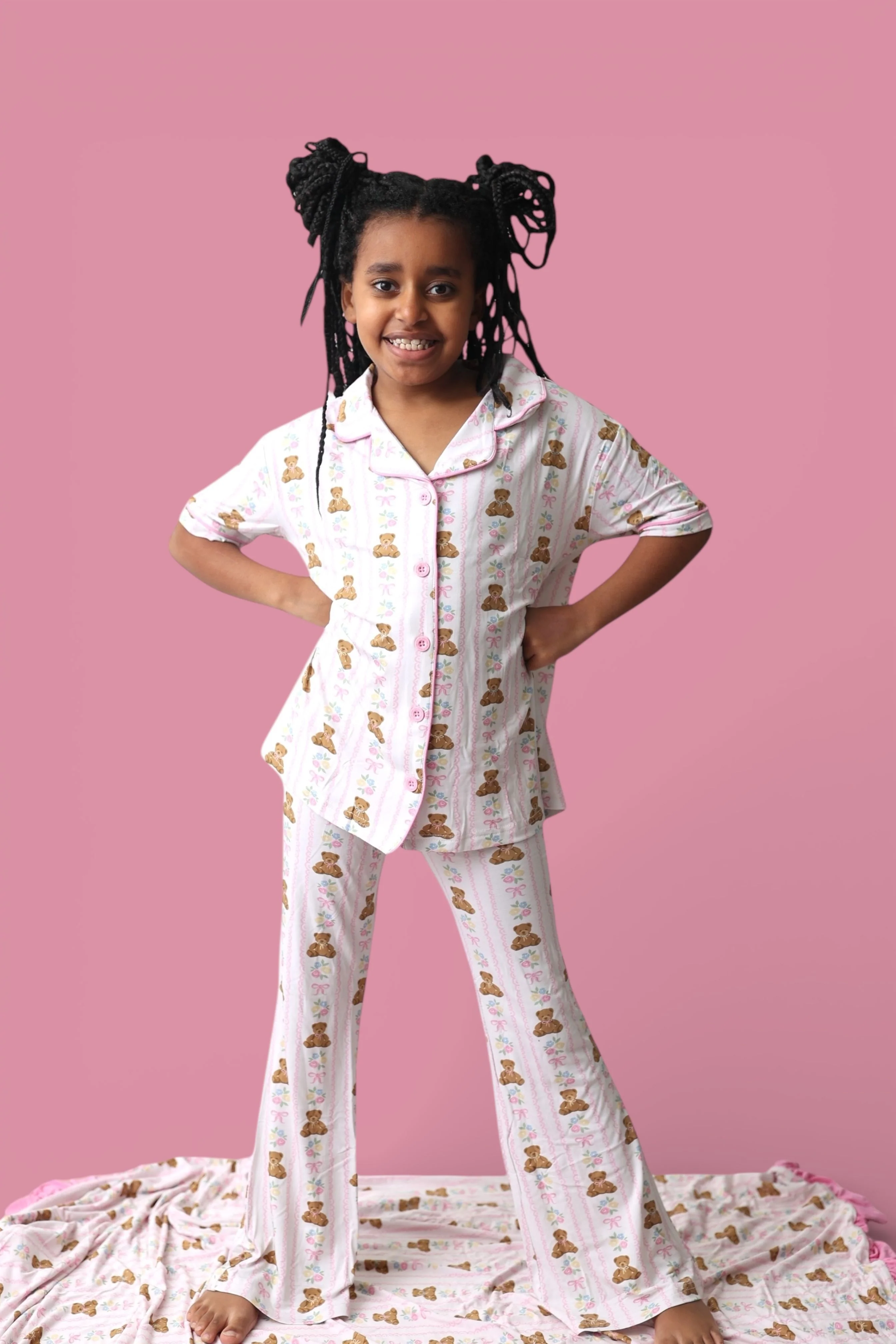 BEAR-Y BLOSSOMS DREAM GIRL'S FLARE SET - Image 4