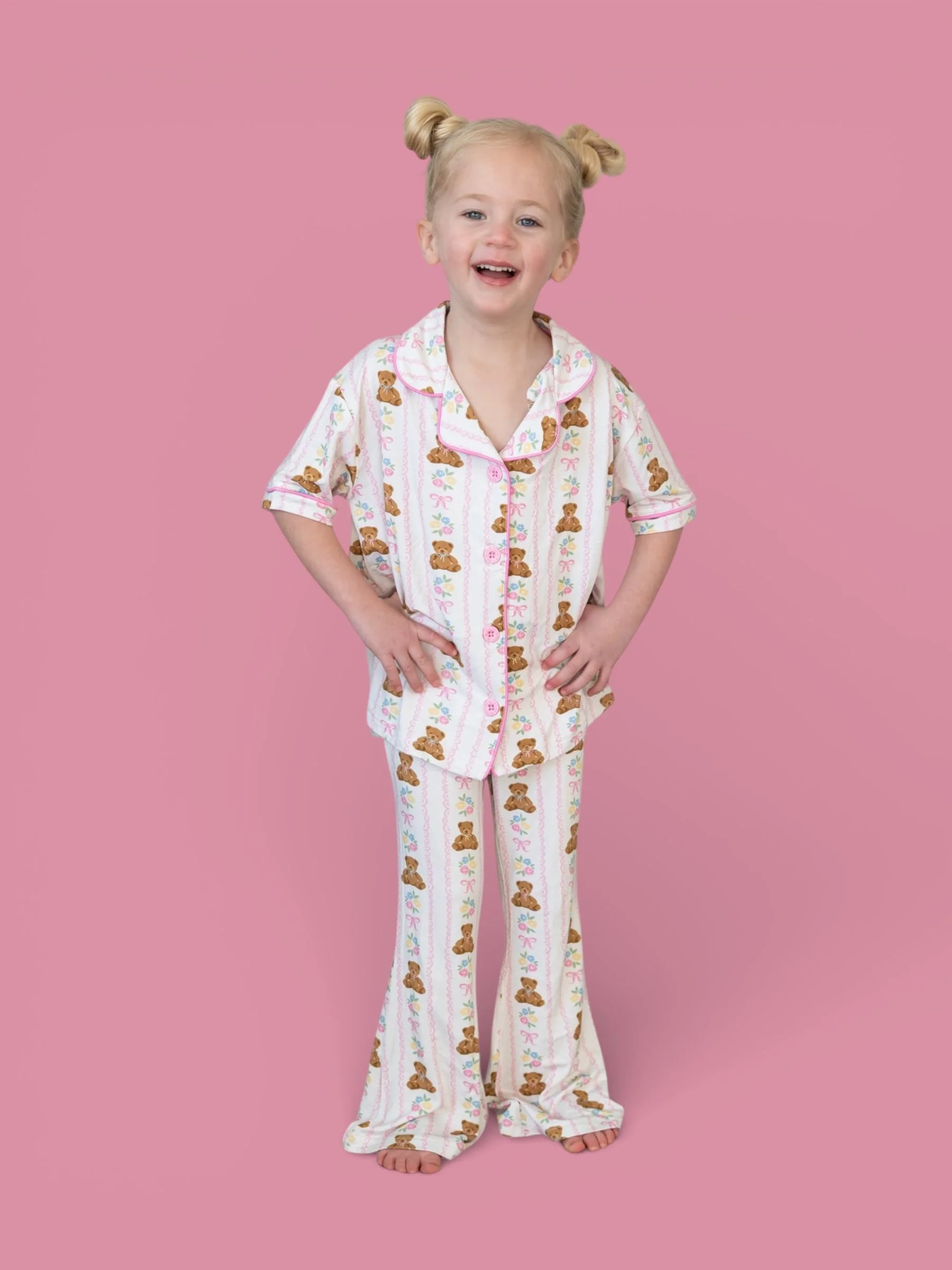 BEAR-Y BLOSSOMS DREAM GIRL'S FLARE SET - Image 5