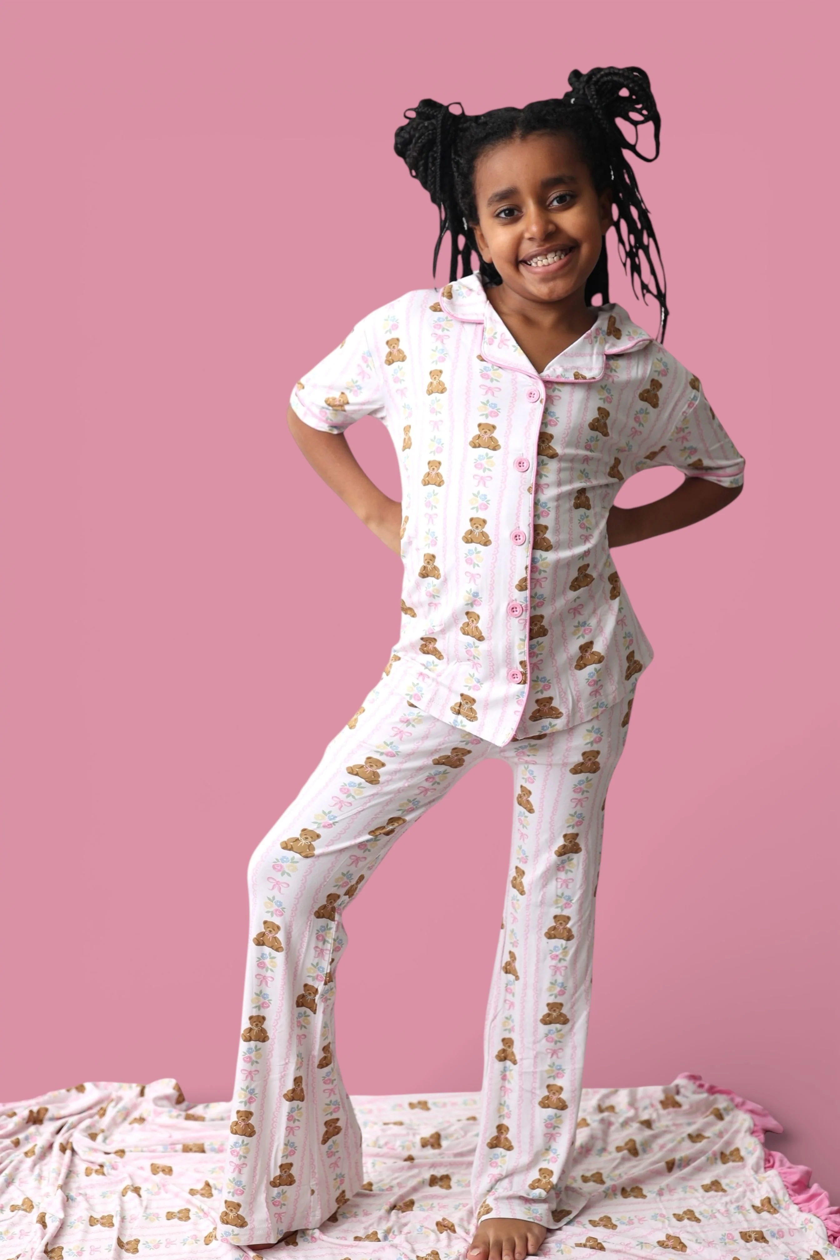 BEAR-Y BLOSSOMS DREAM GIRL'S FLARE SET - Image 7