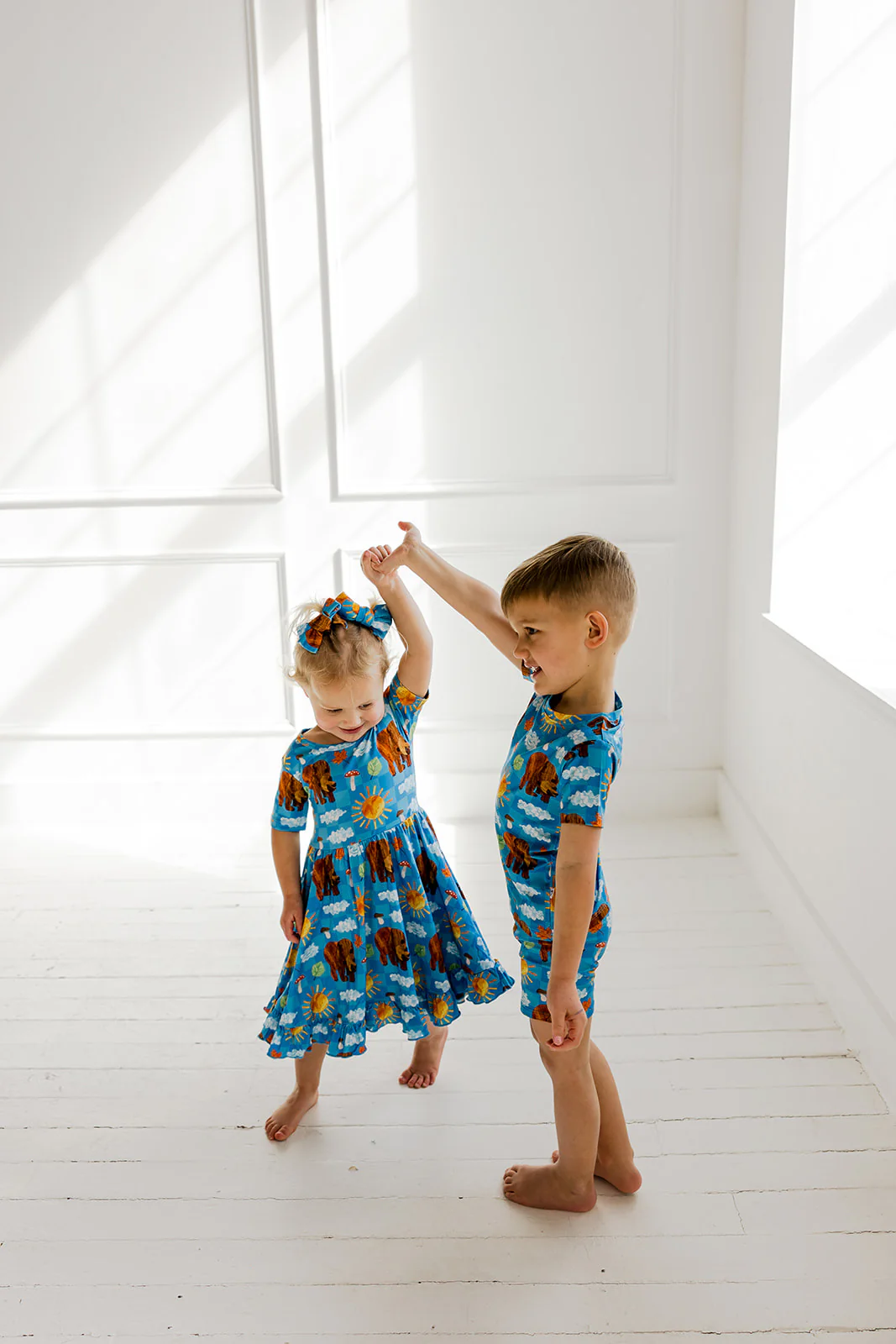 BEAR-Y BLUE SKIES DREAM RUFFLE DRESS - Image 4