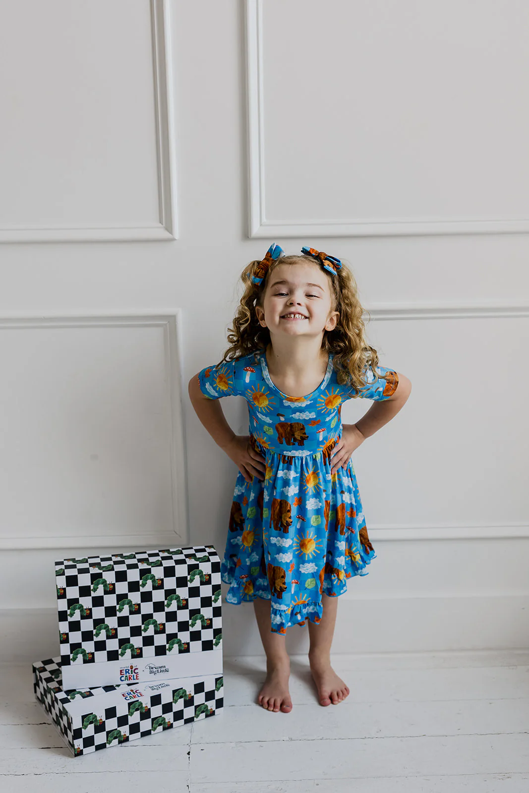 BEAR-Y BLUE SKIES DREAM RUFFLE DRESS - Image 5