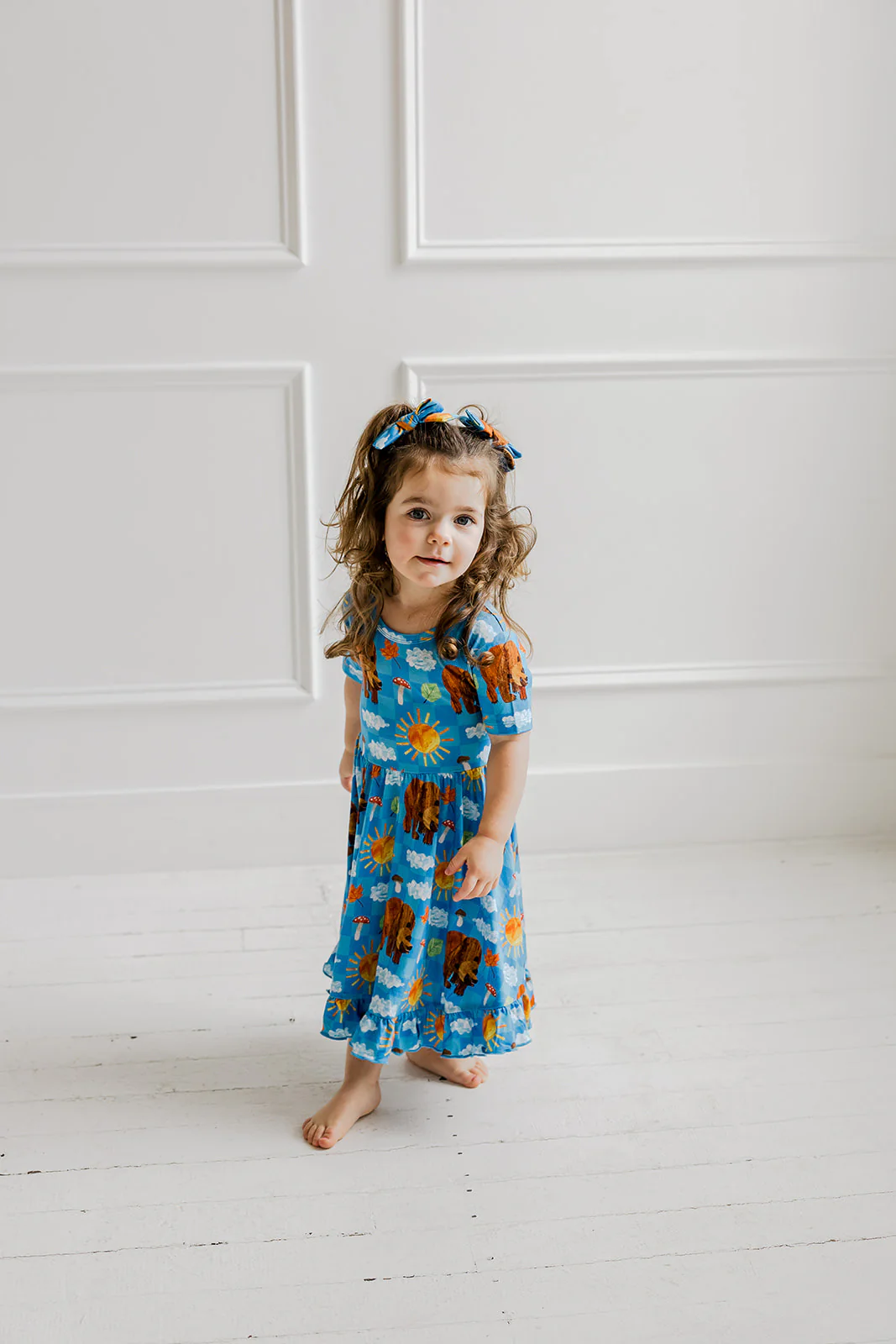 BEAR-Y BLUE SKIES DREAM RUFFLE DRESS - Image 7
