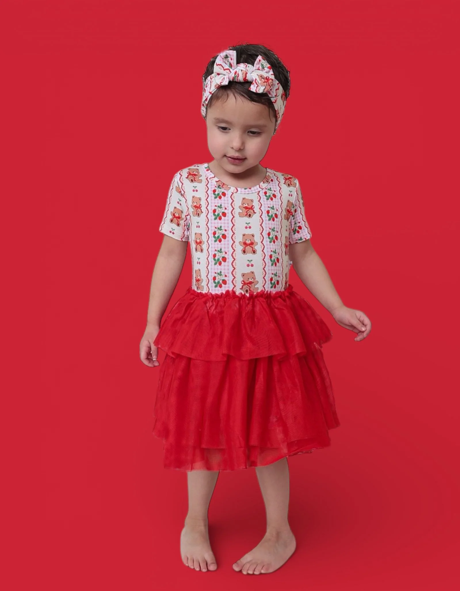 BERRY BEAR BLISS DREAM TUTU DRESS - Image 6