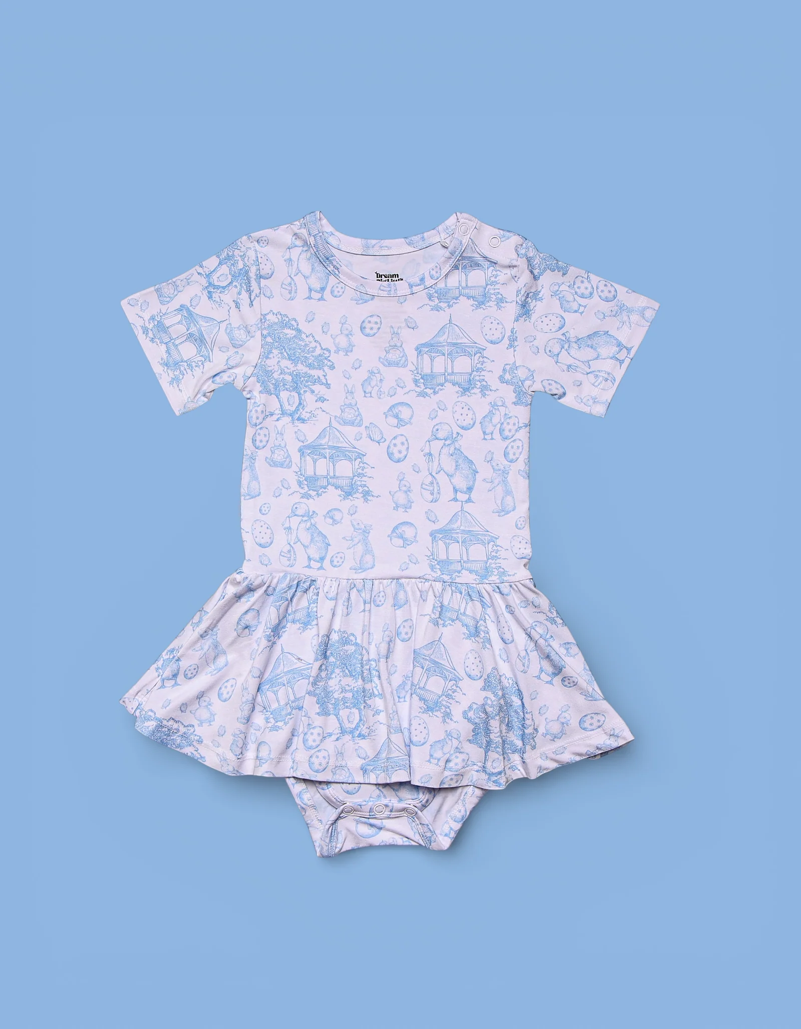 BLUEBELL EASTER TOILE DREAM BODYSUIT DRESS - Image 2