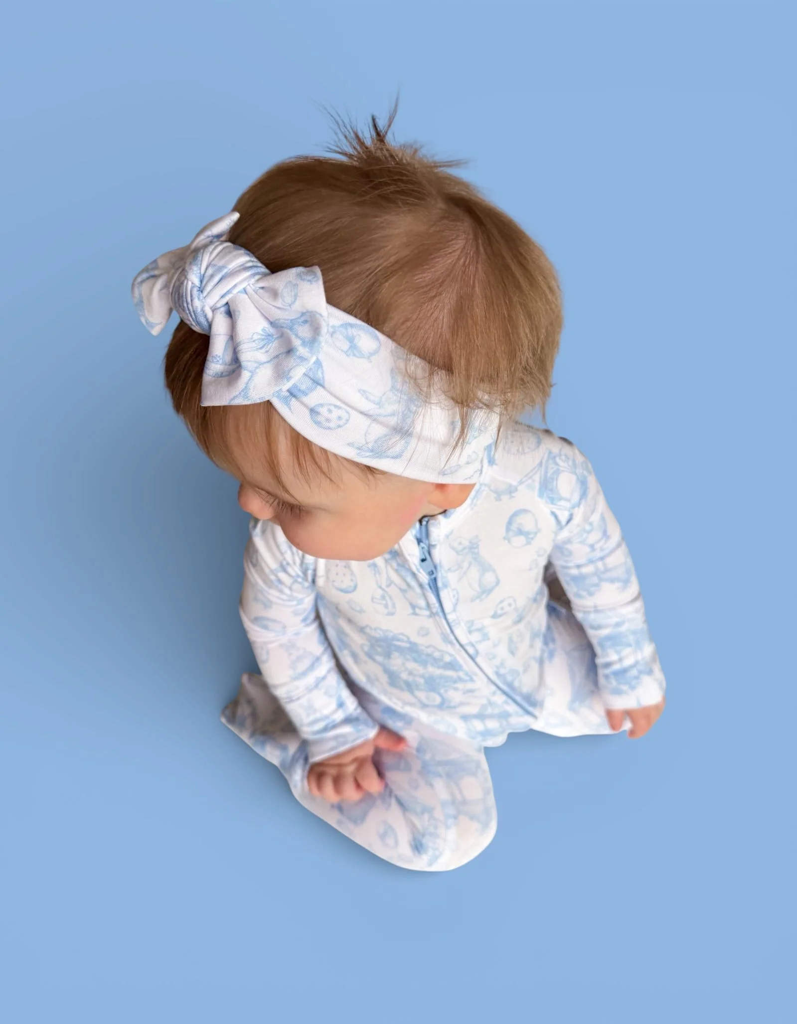BLUEBELL EASTER TOILE DREAM BOW - Image 6