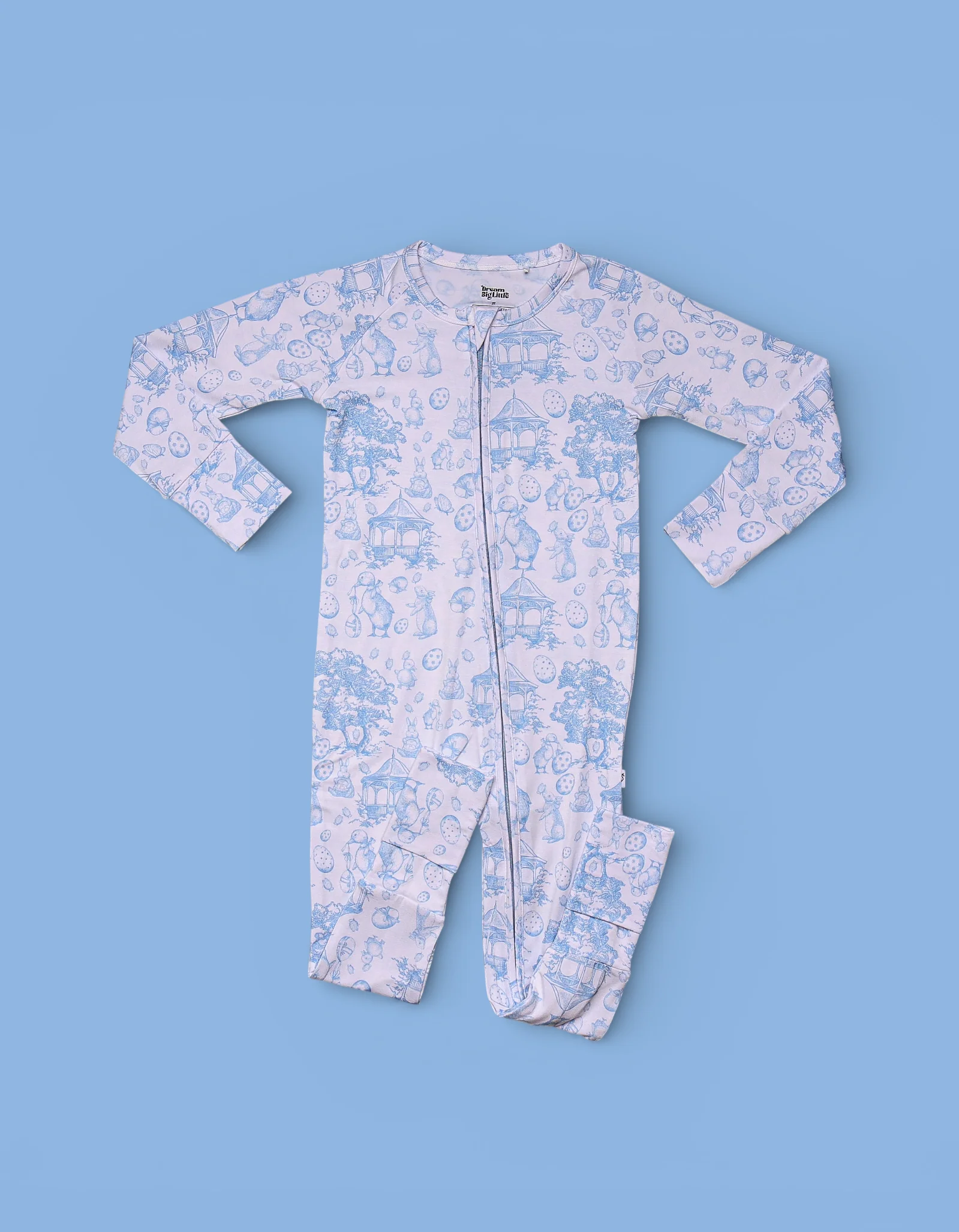 BLUEBELL EASTER TOILE DREAM ROMPER - Image 2