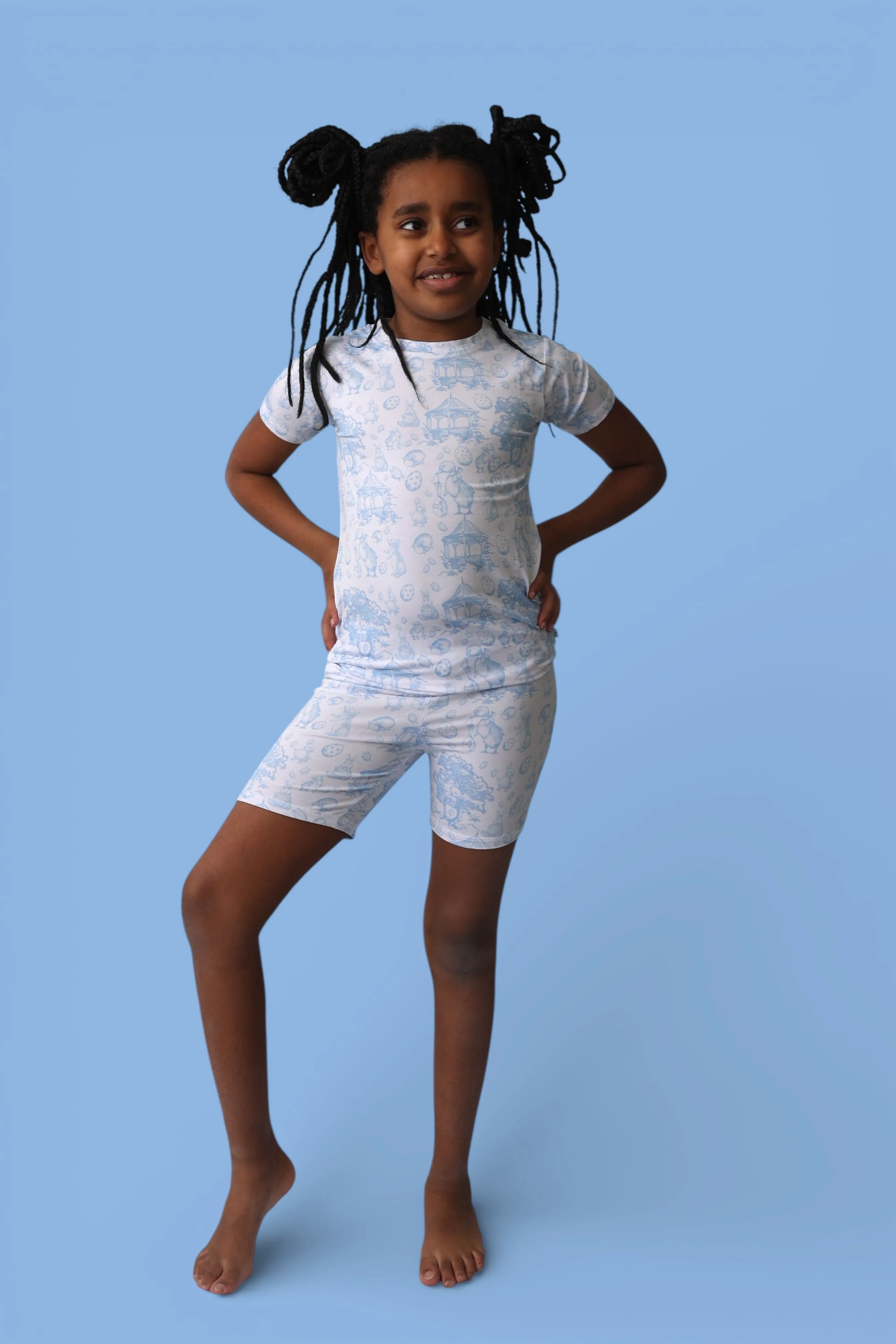 BLUEBELL EASTER TOILE DREAM SHORT SET - Image 6