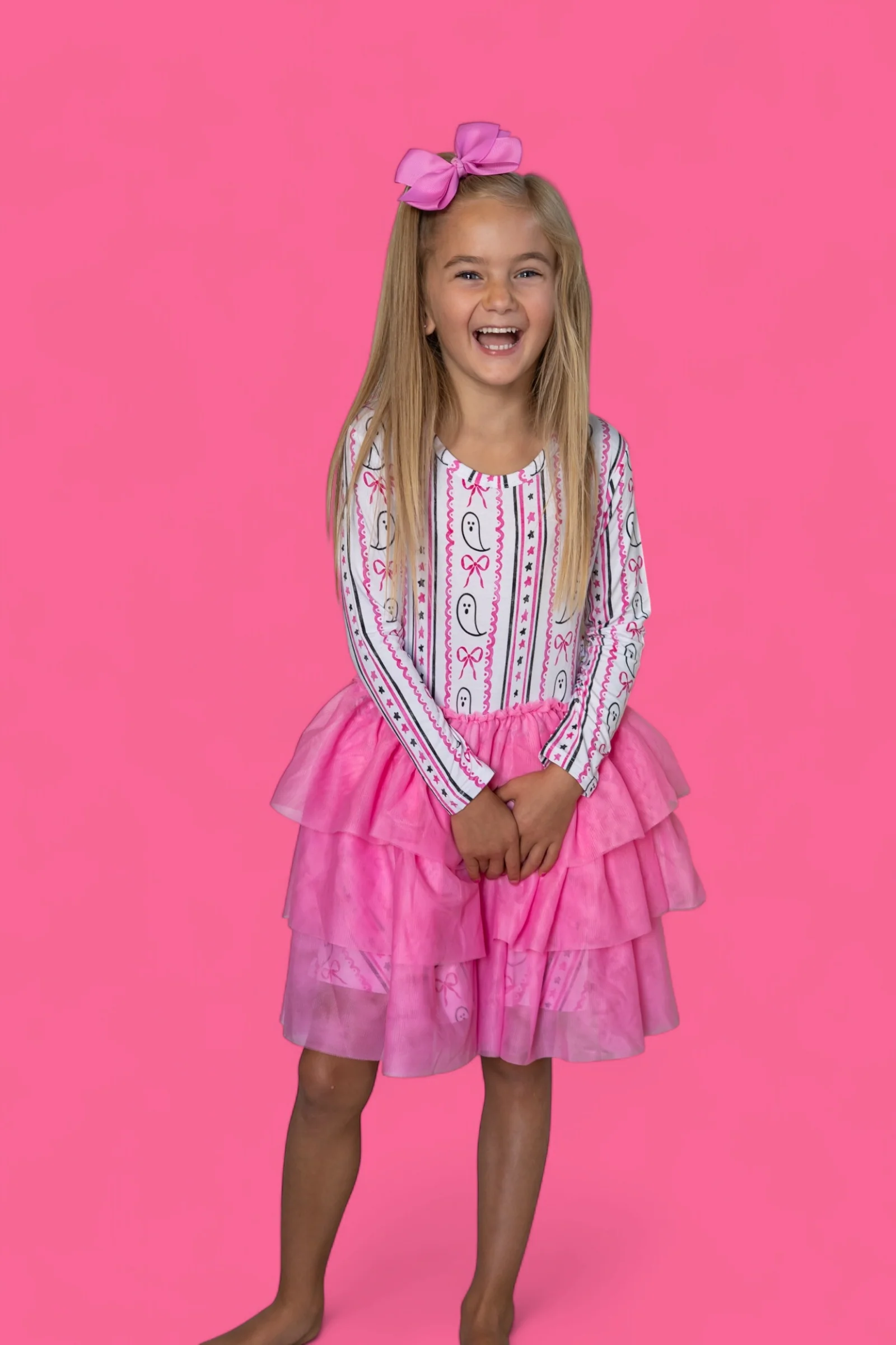 BOO AND BOWS LONG SLEEVE DREAM TUTU DRESS - Image 8