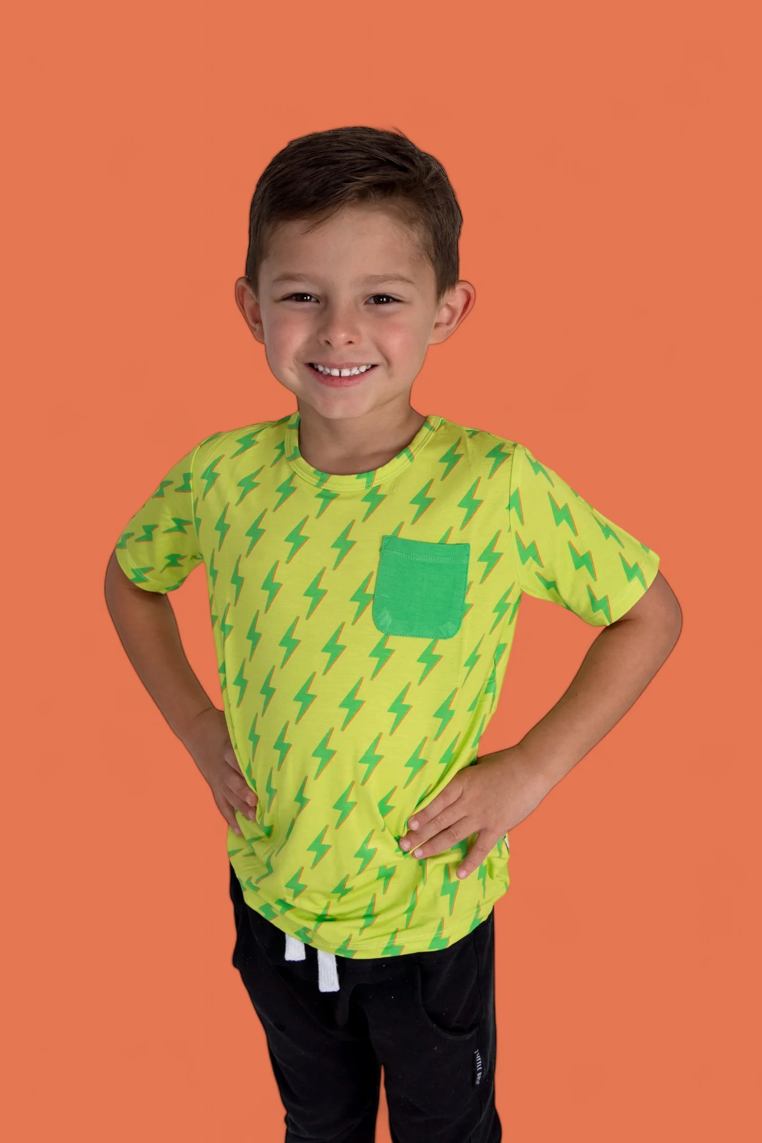 BRIGHT BOLTS DREAM POCKET TEE - Image 4