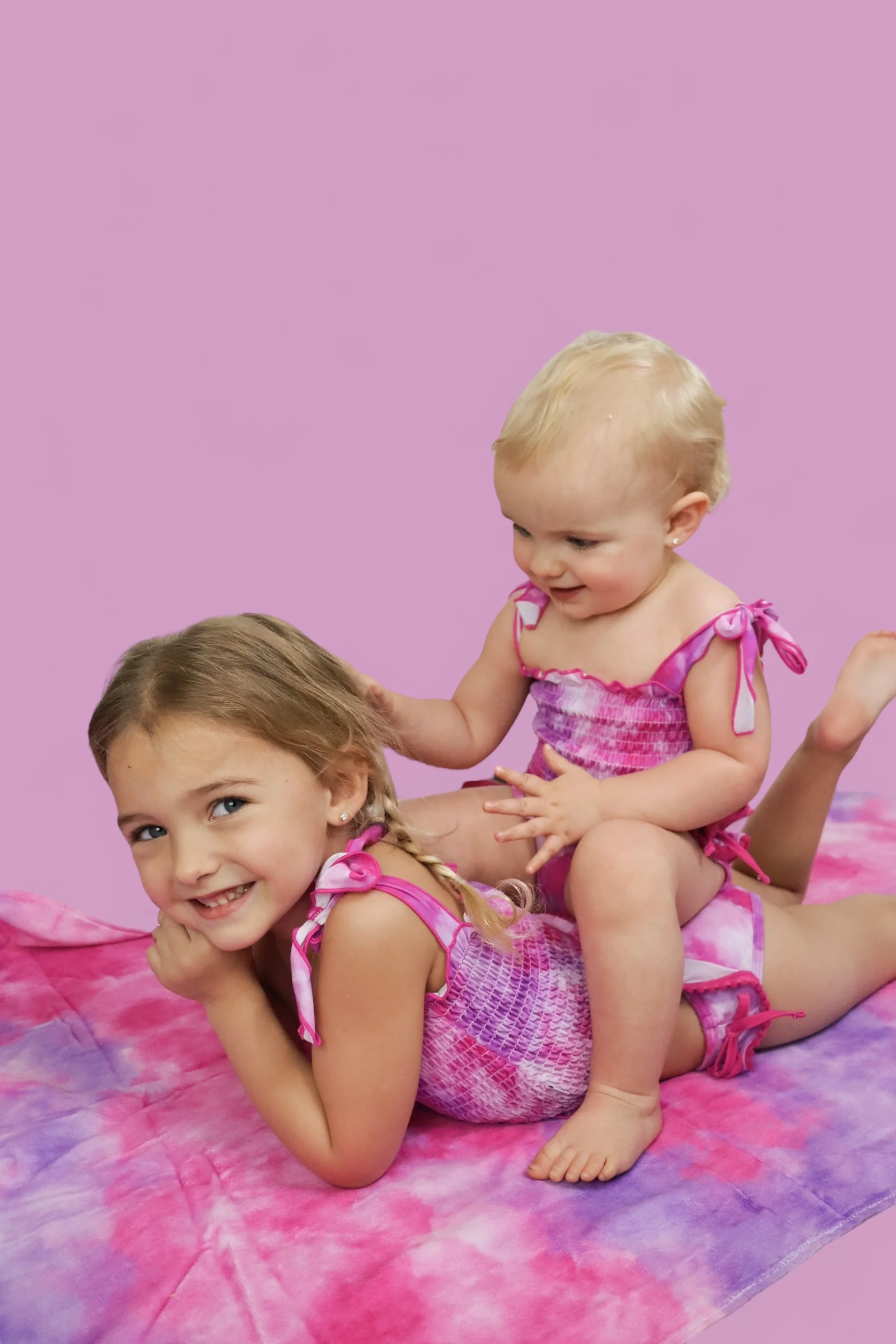 CANDY CLOUDS DREAM SMOCKED TWO PIECE SWIM SUIT - Image 7