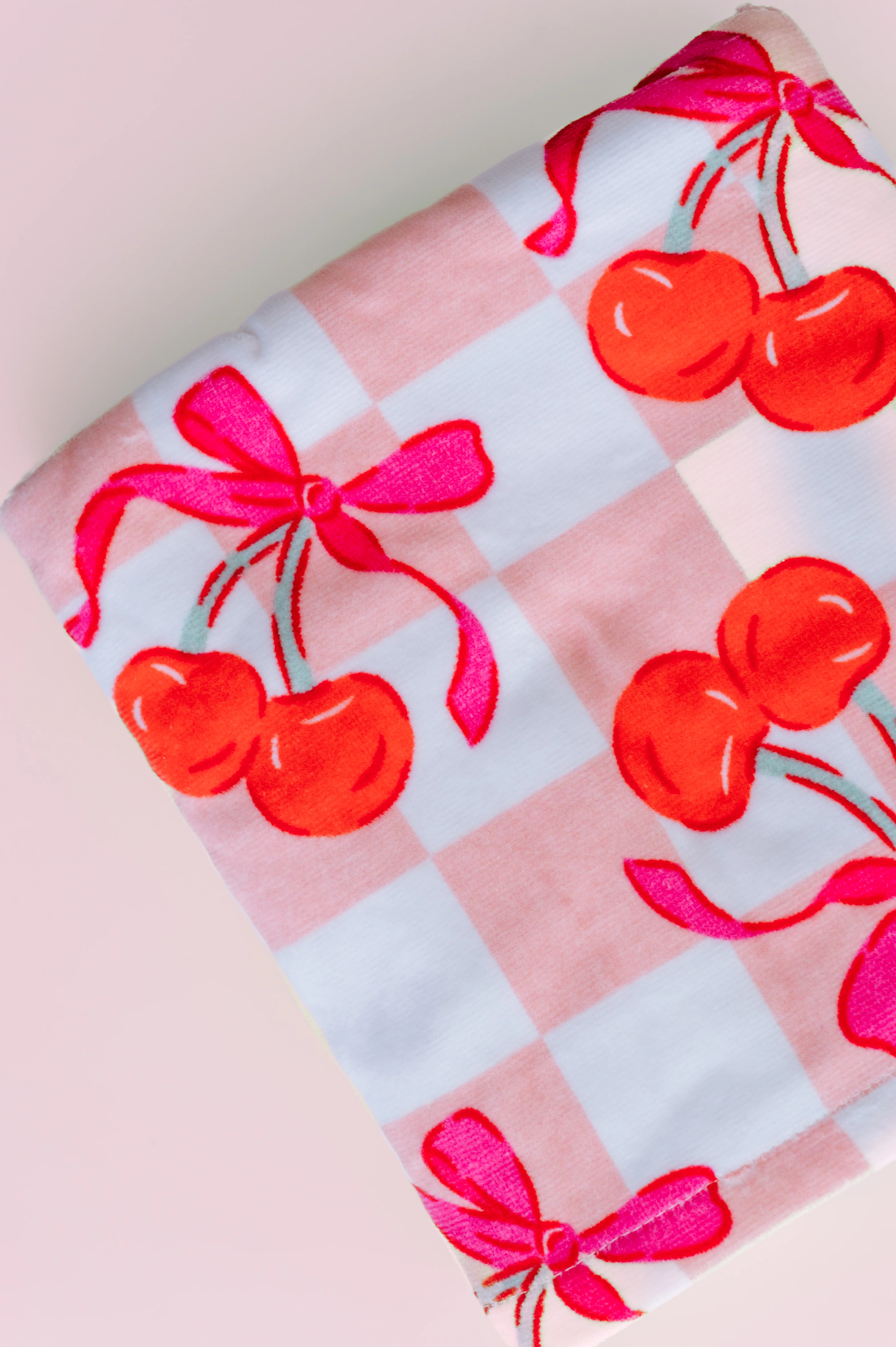 CHERRY SWEET CHECKERS DREAM TOWEL - Image 3