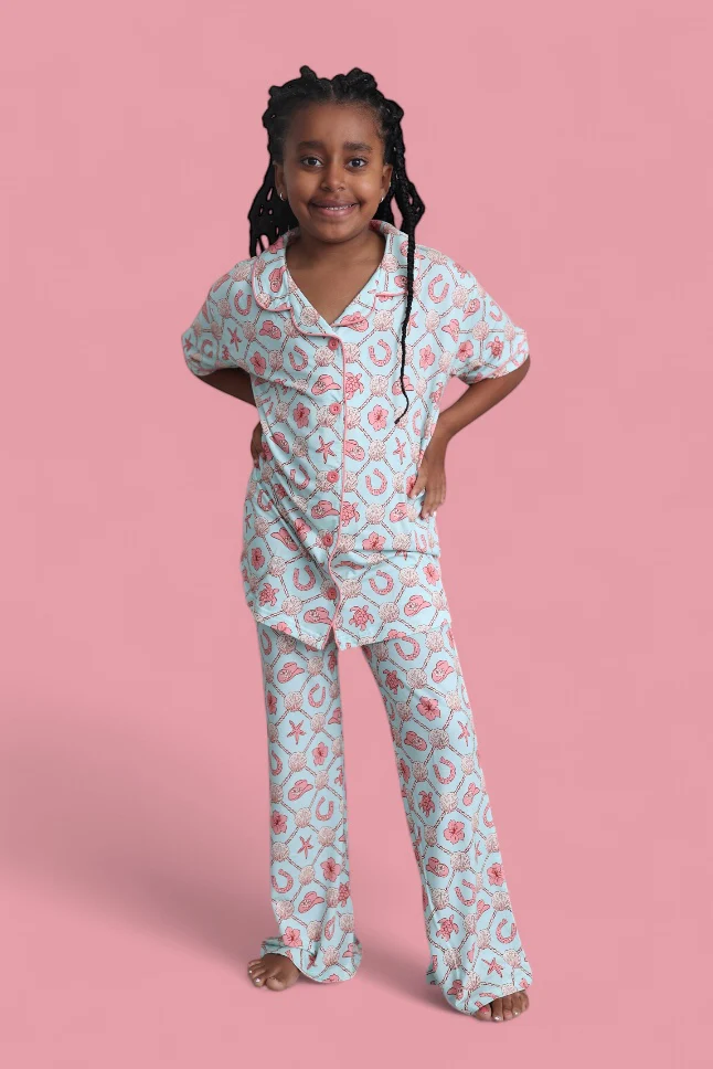 COASTAL COWGIRL DREAM GIRL'S FLARE SET