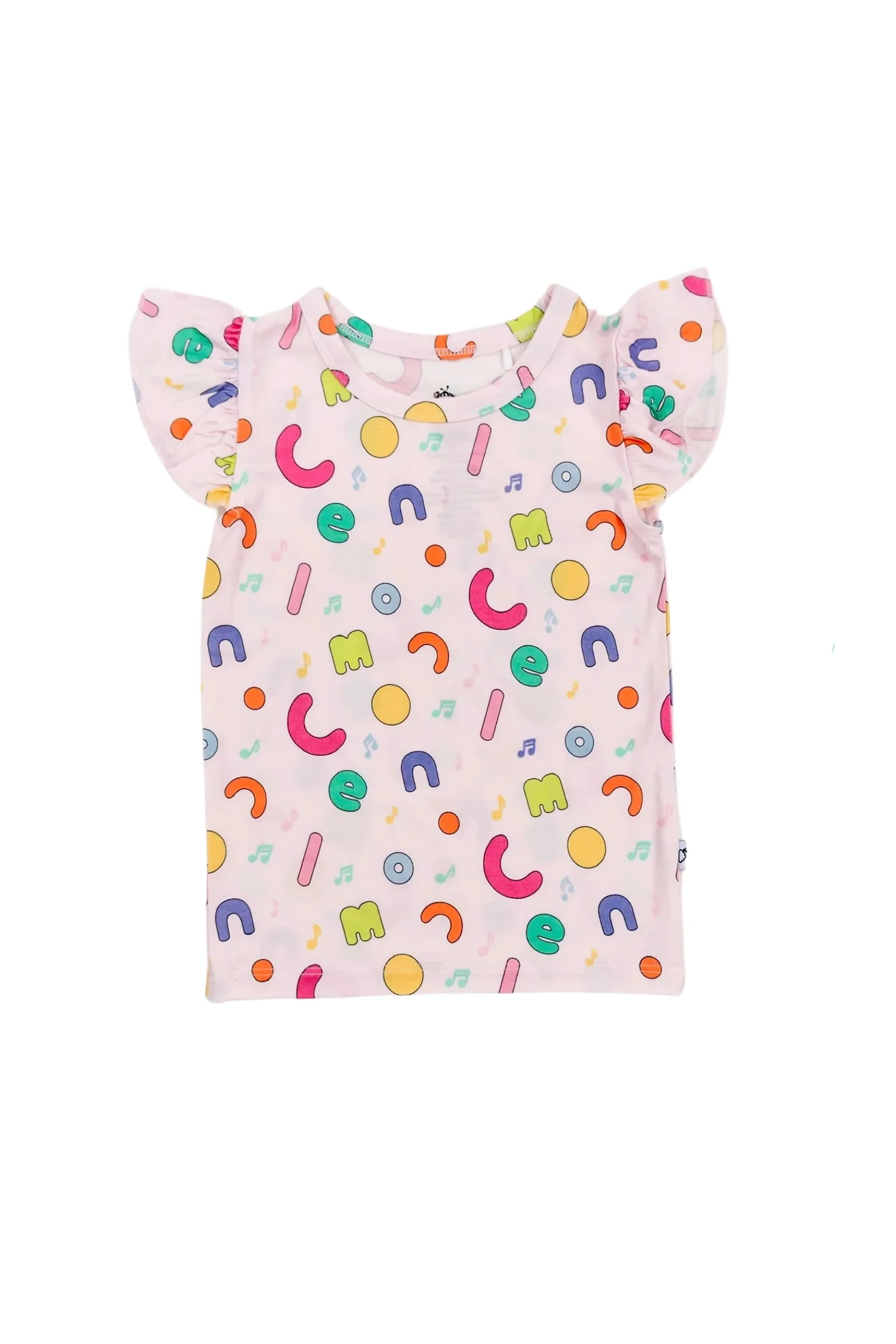 Dream Big Little Co x CoComelon ALPHABET DREAM CAP SEEVE TOP - Image 6
