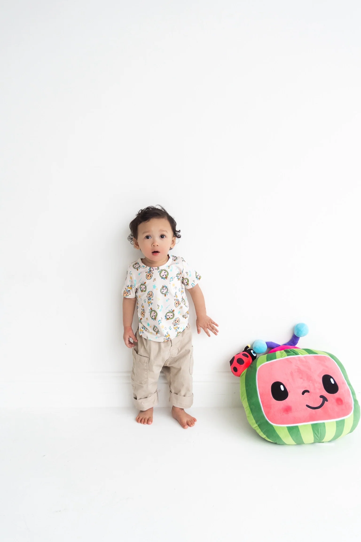 Dream Big Little Co x CoComelon JJ MUSICAL MELON DREAM POCKET TEE - Image 11