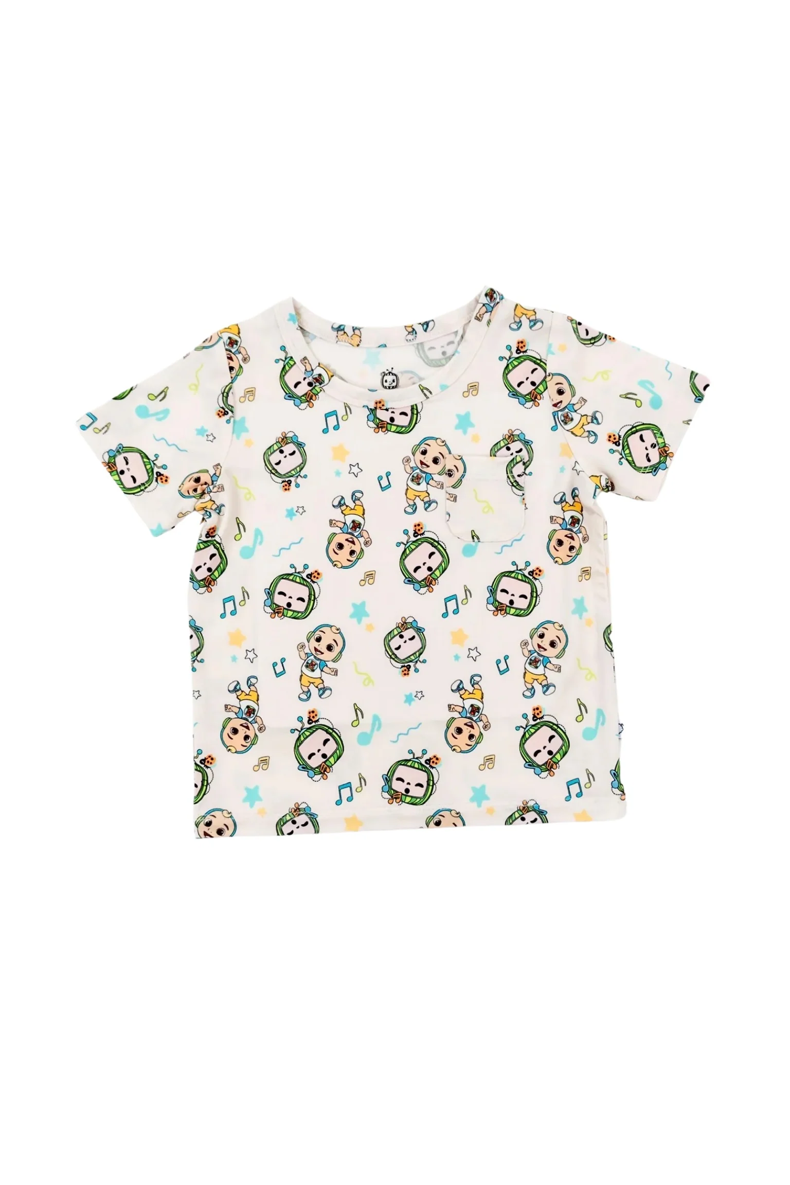 Dream Big Little Co x CoComelon JJ MUSICAL MELON DREAM POCKET TEE - Image 13