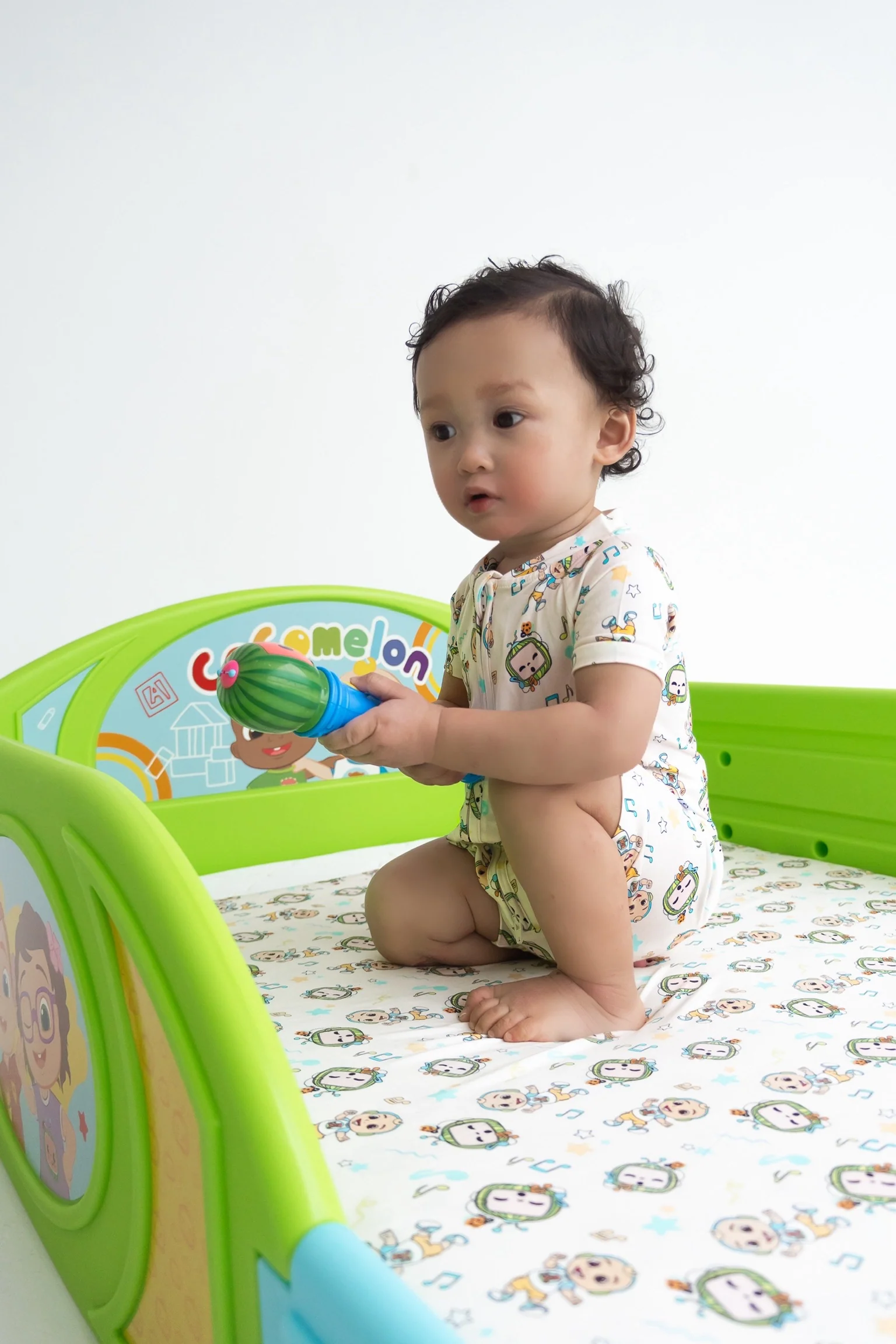 Dream Big Little Co x CoComelon JJ MUSICAL MELON DREAM SHORTIE - Image 16