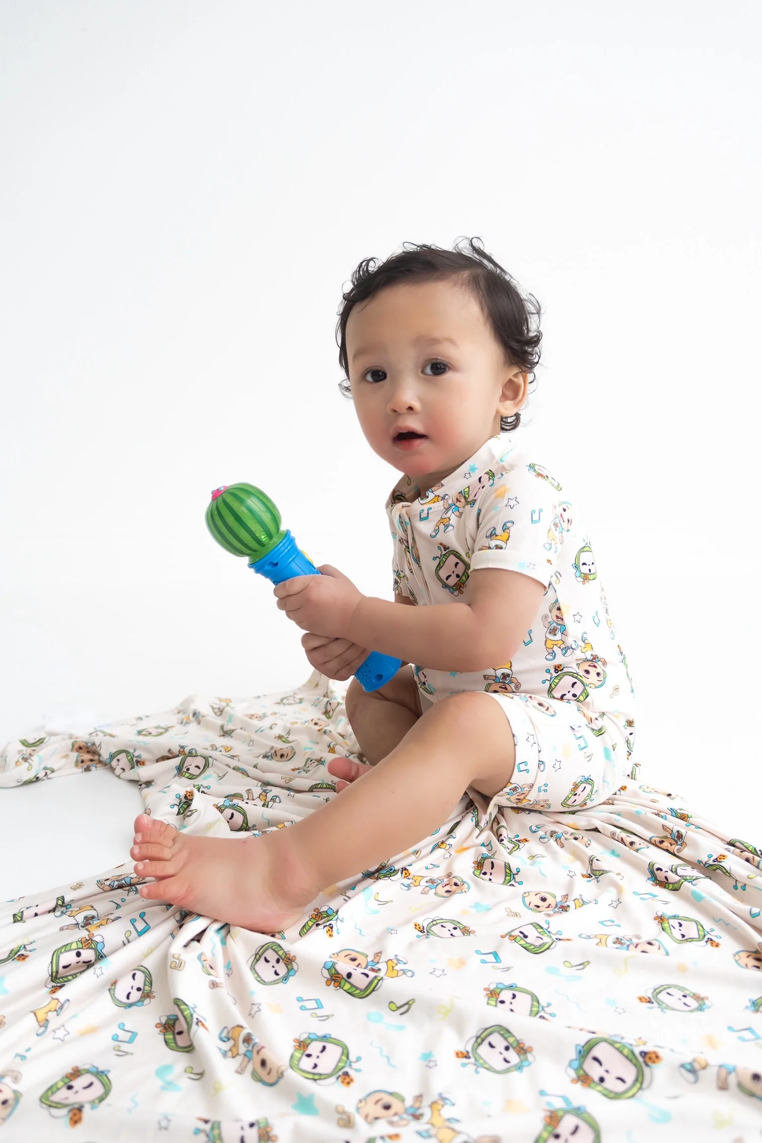 Dream Big Little Co x CoComelon JJ MUSICAL MELON DREAM SHORTIE - Image 3