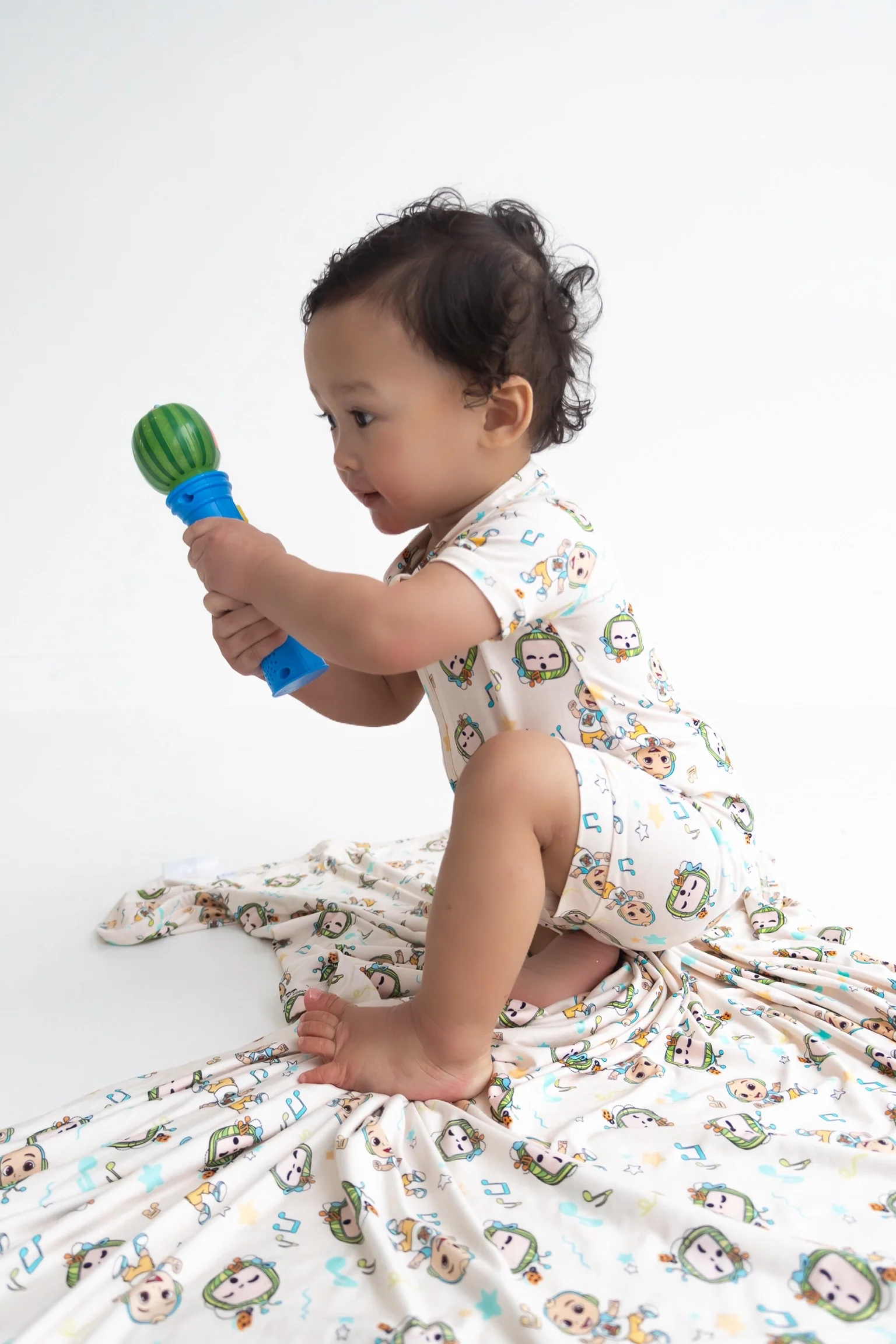 Dream Big Little Co x CoComelon JJ MUSICAL MELON DREAM SHORTIE - Image 7