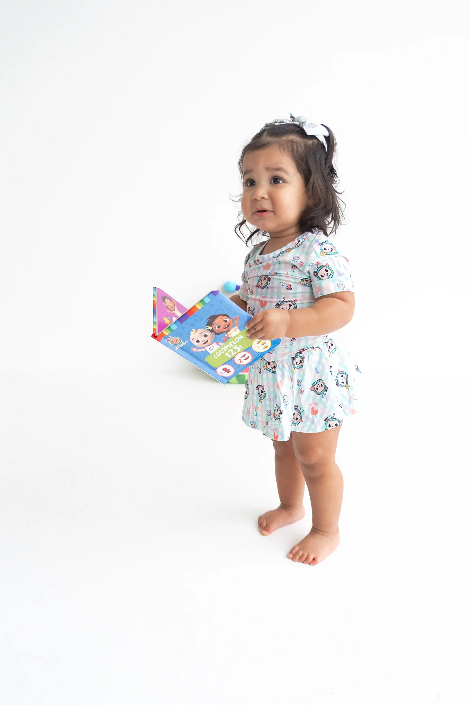 Dream Big Little Co x CoComelon SPRINGTIME MELON DREAM BODYSUIT DRESS - Image 4