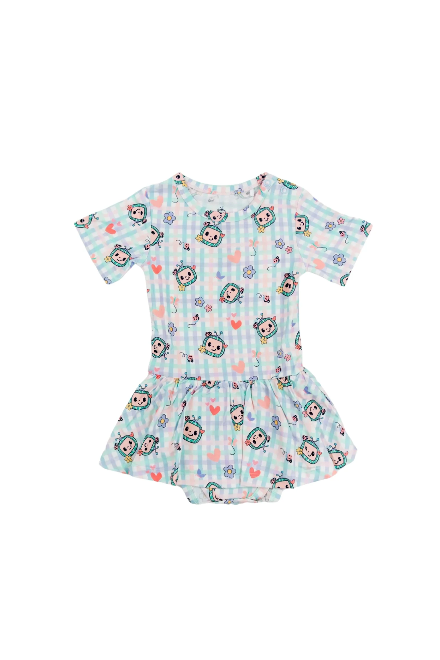 Dream Big Little Co x CoComelon SPRINGTIME MELON DREAM BODYSUIT DRESS - Image 9