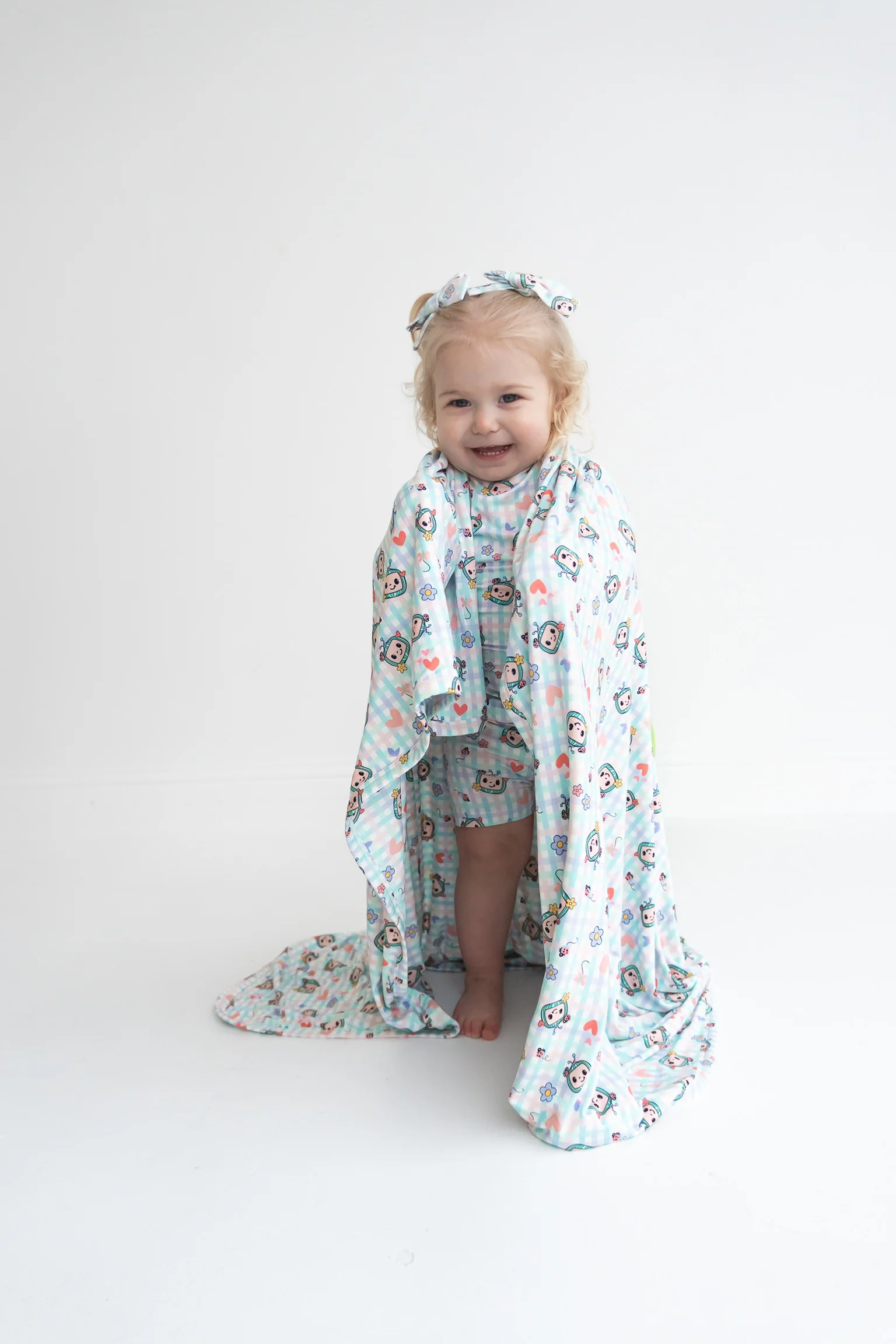 Dream Big Little Co x CoComelon SPRINGTIME MELON DREAM SHORT SET - Image 6