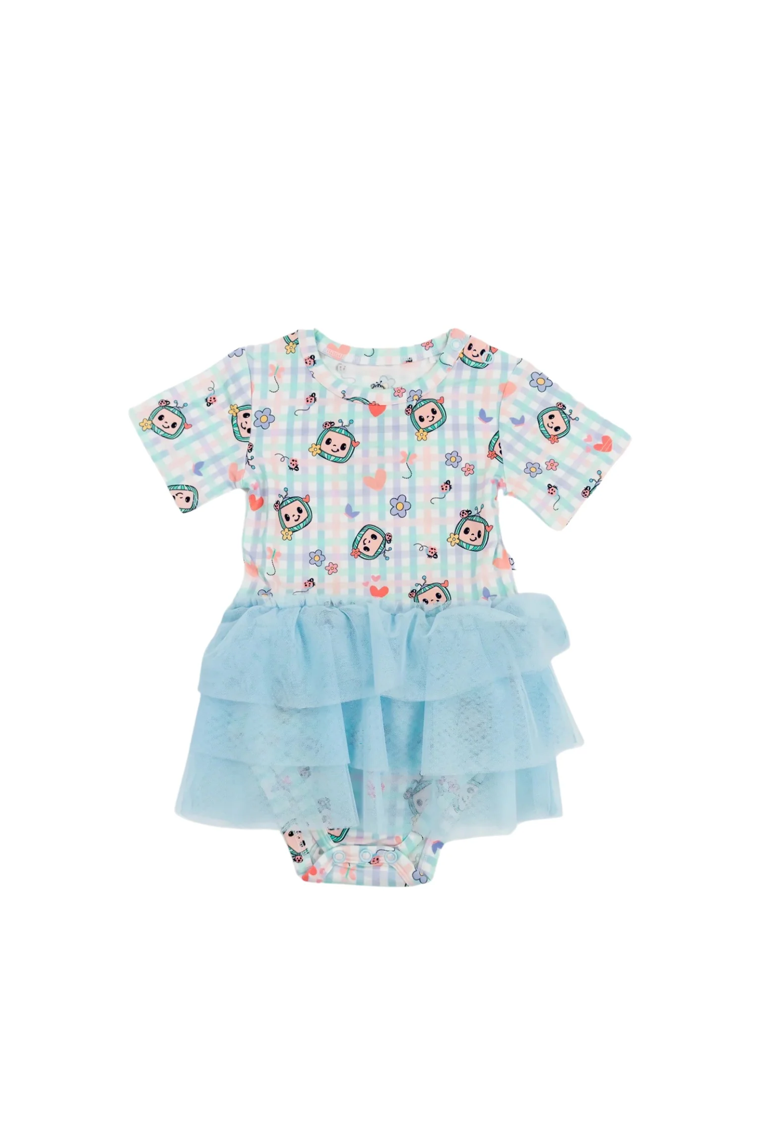 CoComelon x Dream Big Little Co SPRINGTIME MELON DREAM TUTU SHORT SLEEVE BODYSUIT DRESS - Image 20