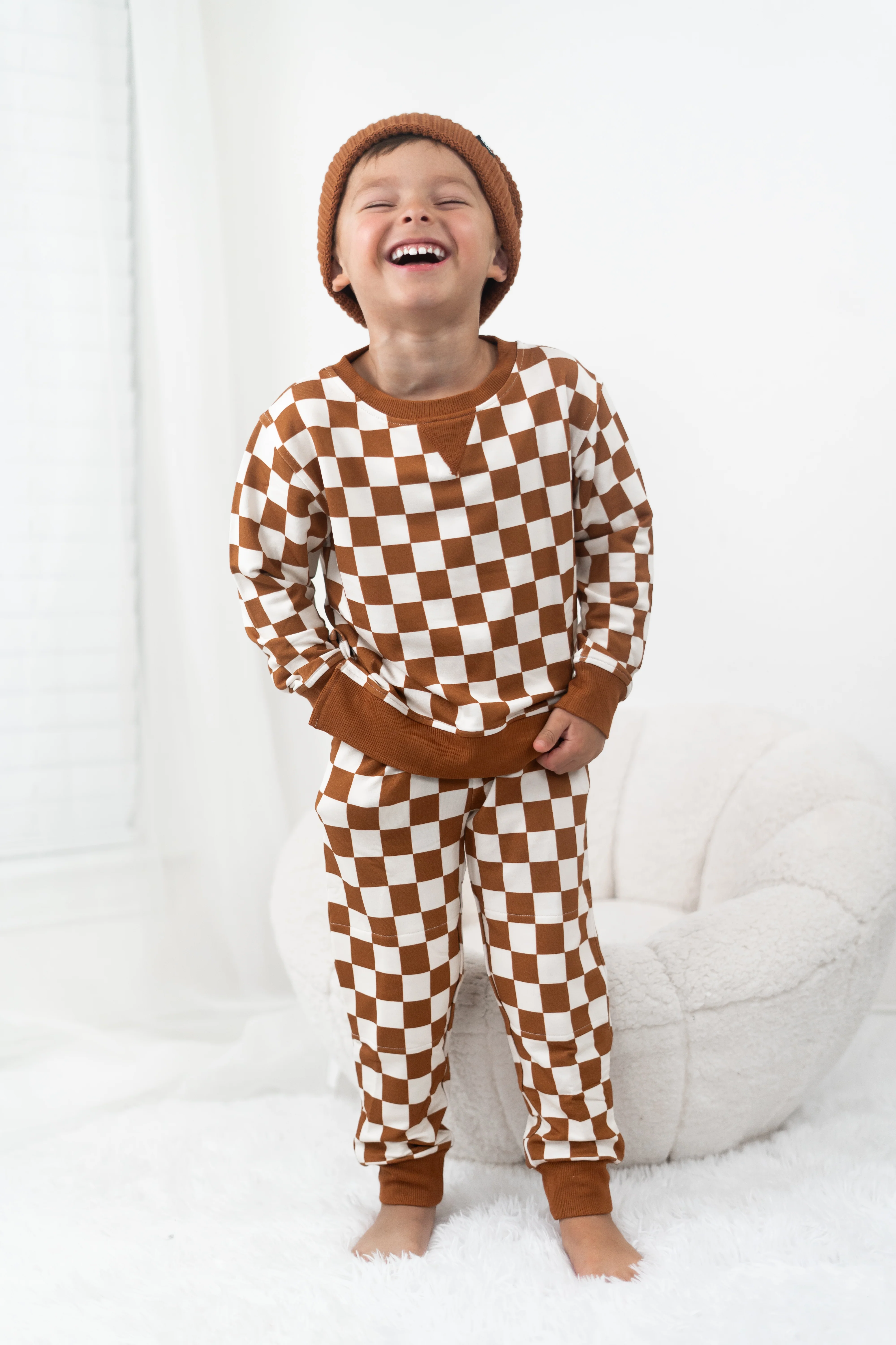 COPPER CHECKERS DREAM JOGGER - Image 2