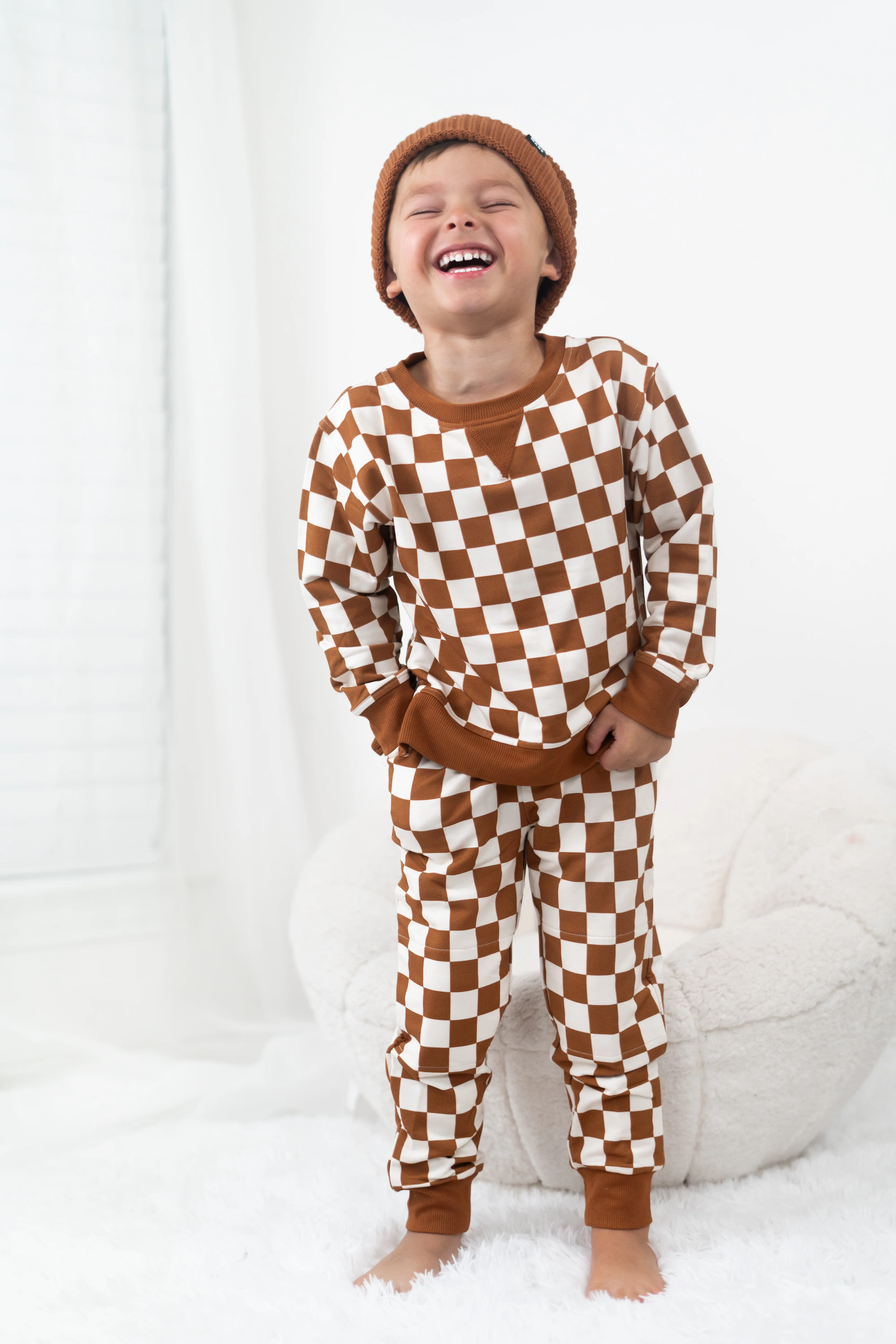 COPPER CHECKERS DREAM PULLOVER - Image 11