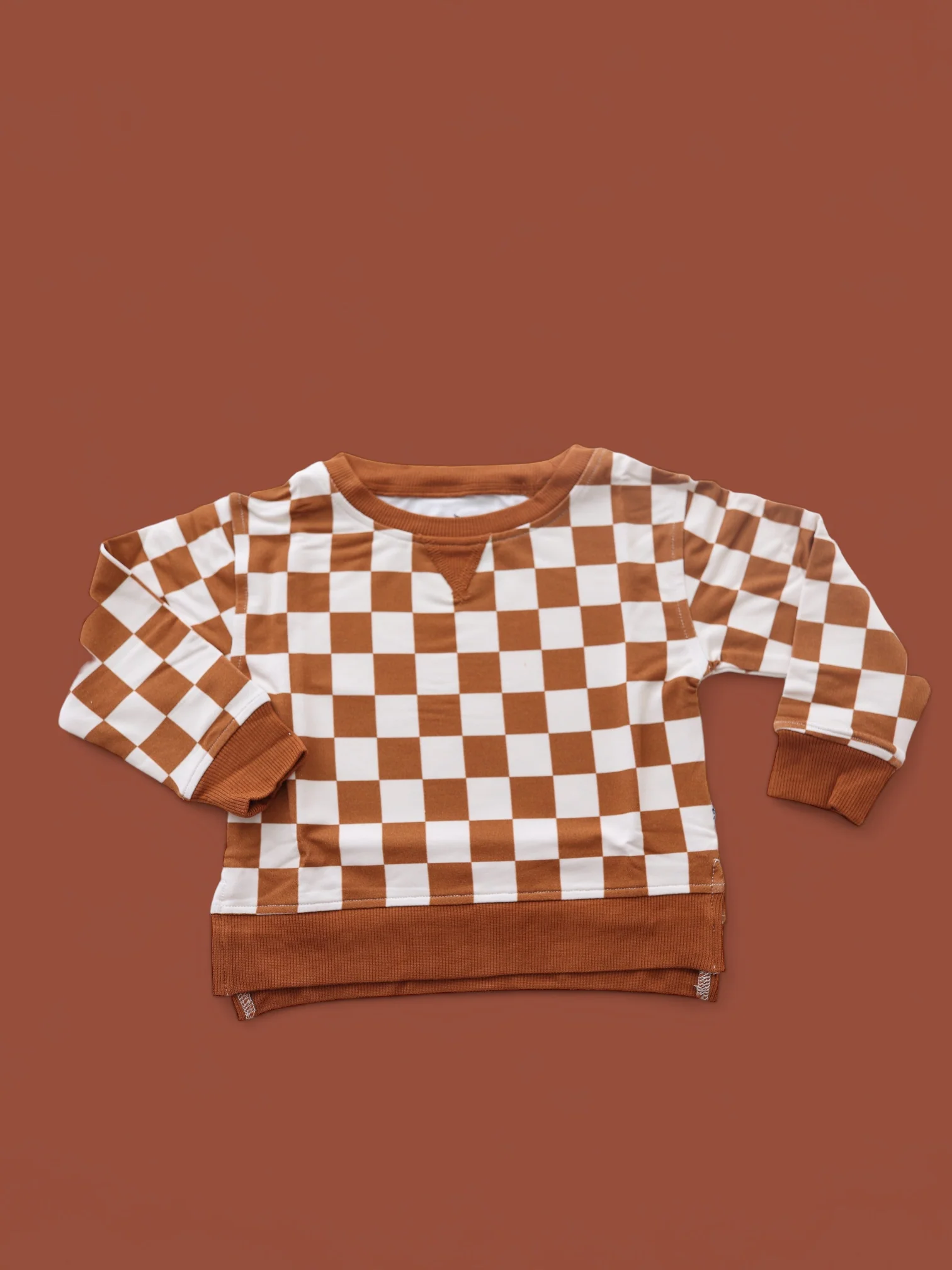COPPER CHECKERS DREAM PULLOVER - Image 14