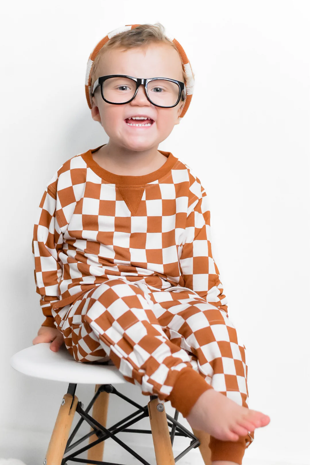 COPPER CHECKERS DREAM PULLOVER - Image 3