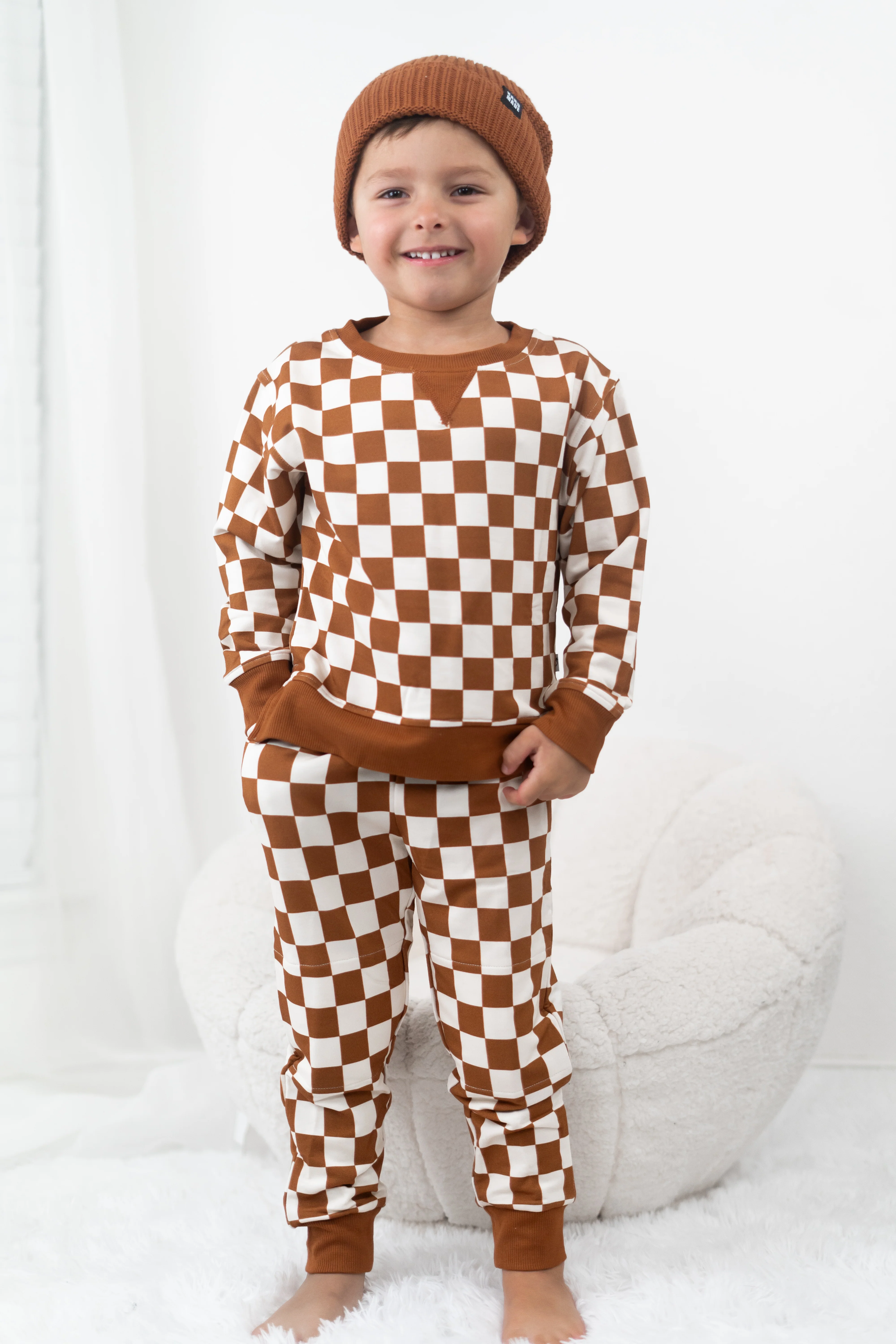 COPPER CHECKERS DREAM PULLOVER - Image 4