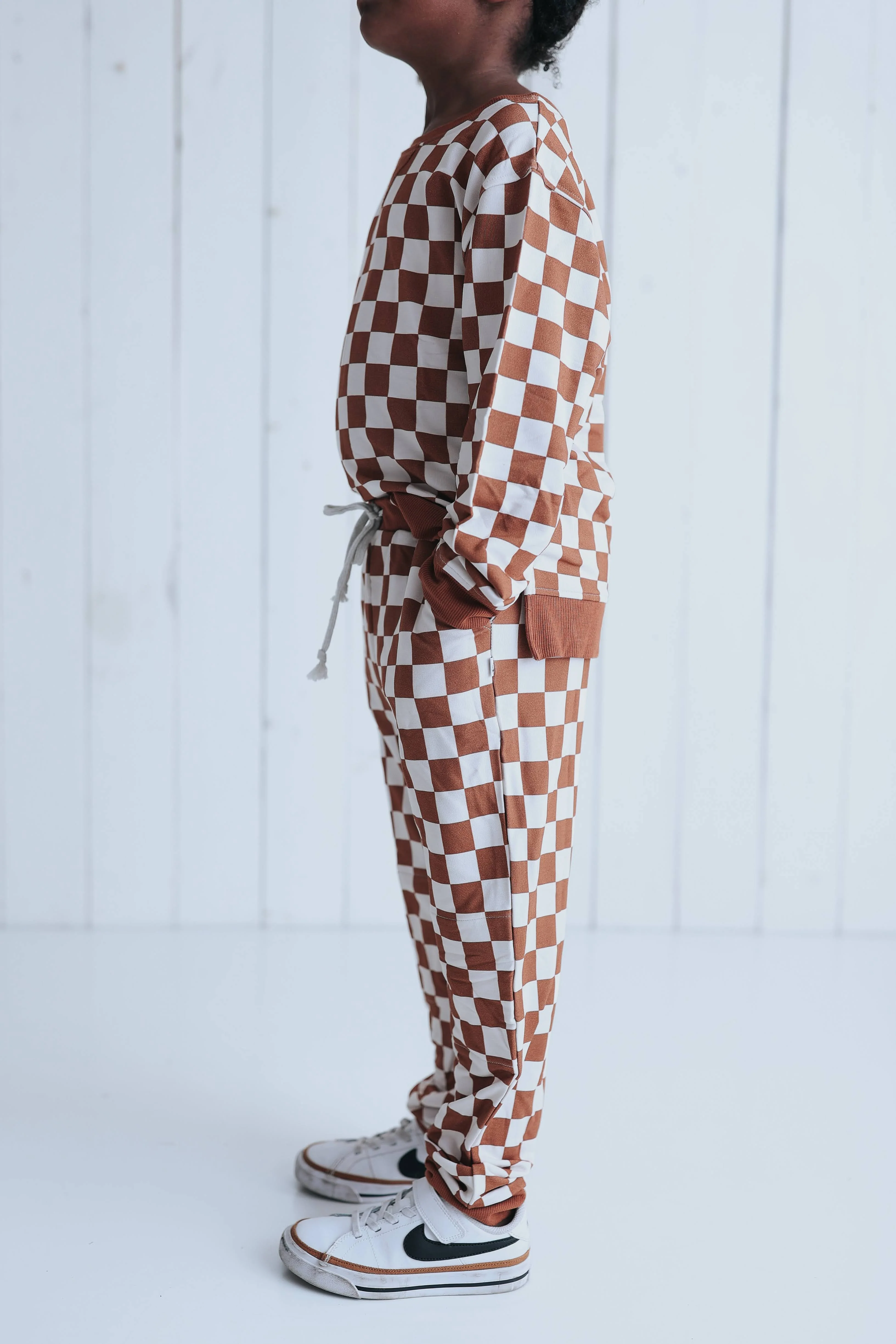 COPPER CHECKERS DREAM PULLOVER - Image 6