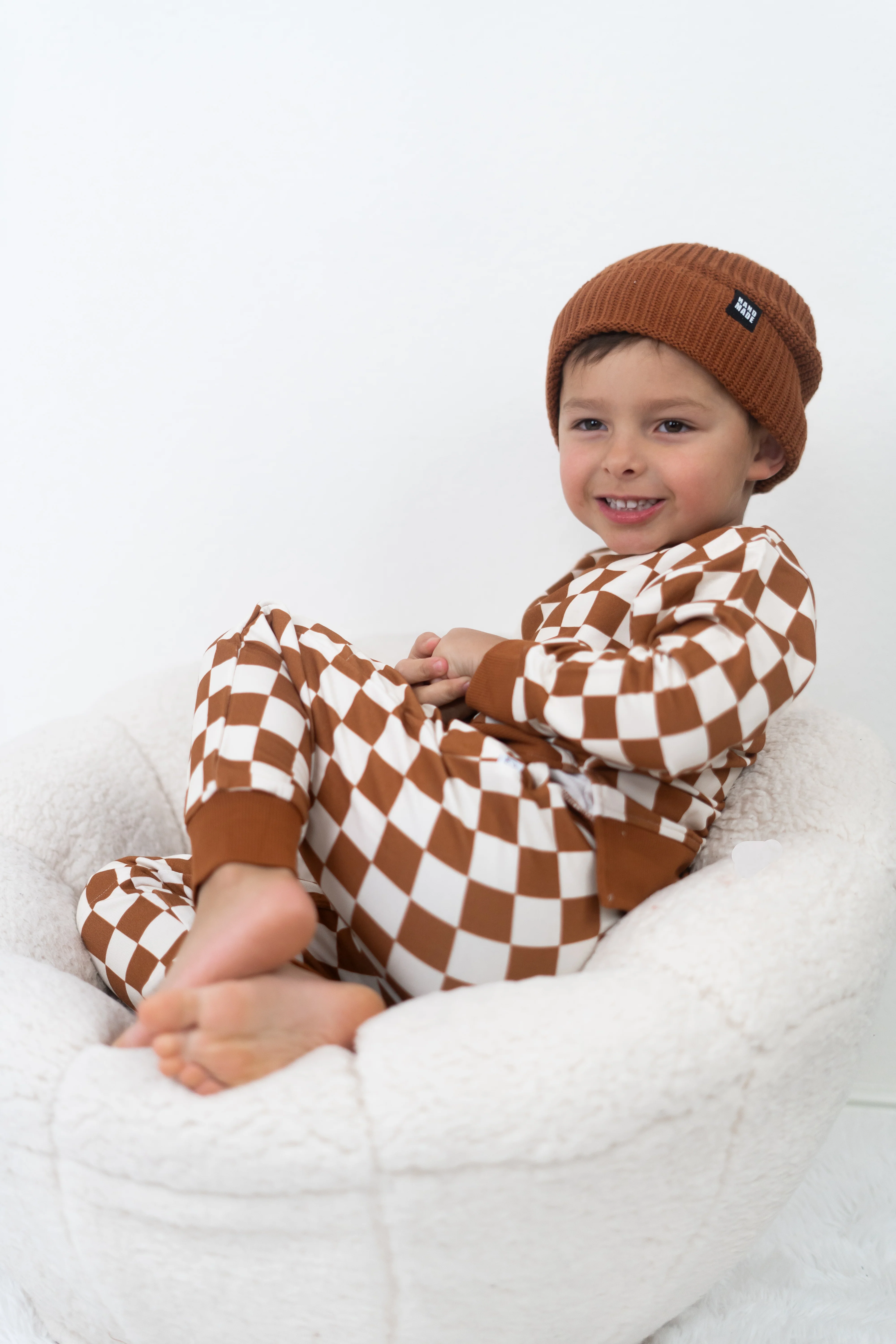 COPPER CHECKERS DREAM PULLOVER - Image 9