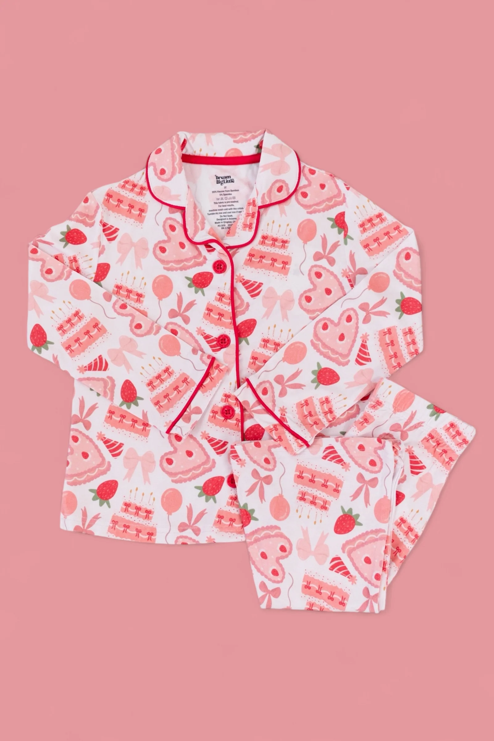 BERRY SWEET BIRTHDAY DREAM GIRL'S FLARE SET - Image 2
