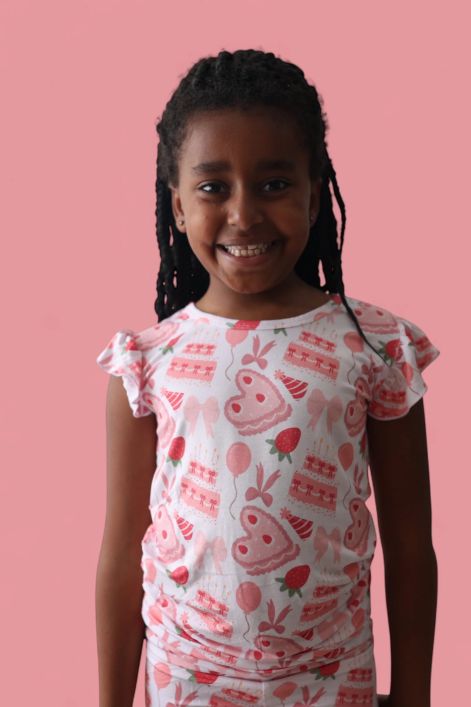 BERRY SWEET BIRTHDAY DREAM RUFFLE SHORT SET - Image 8