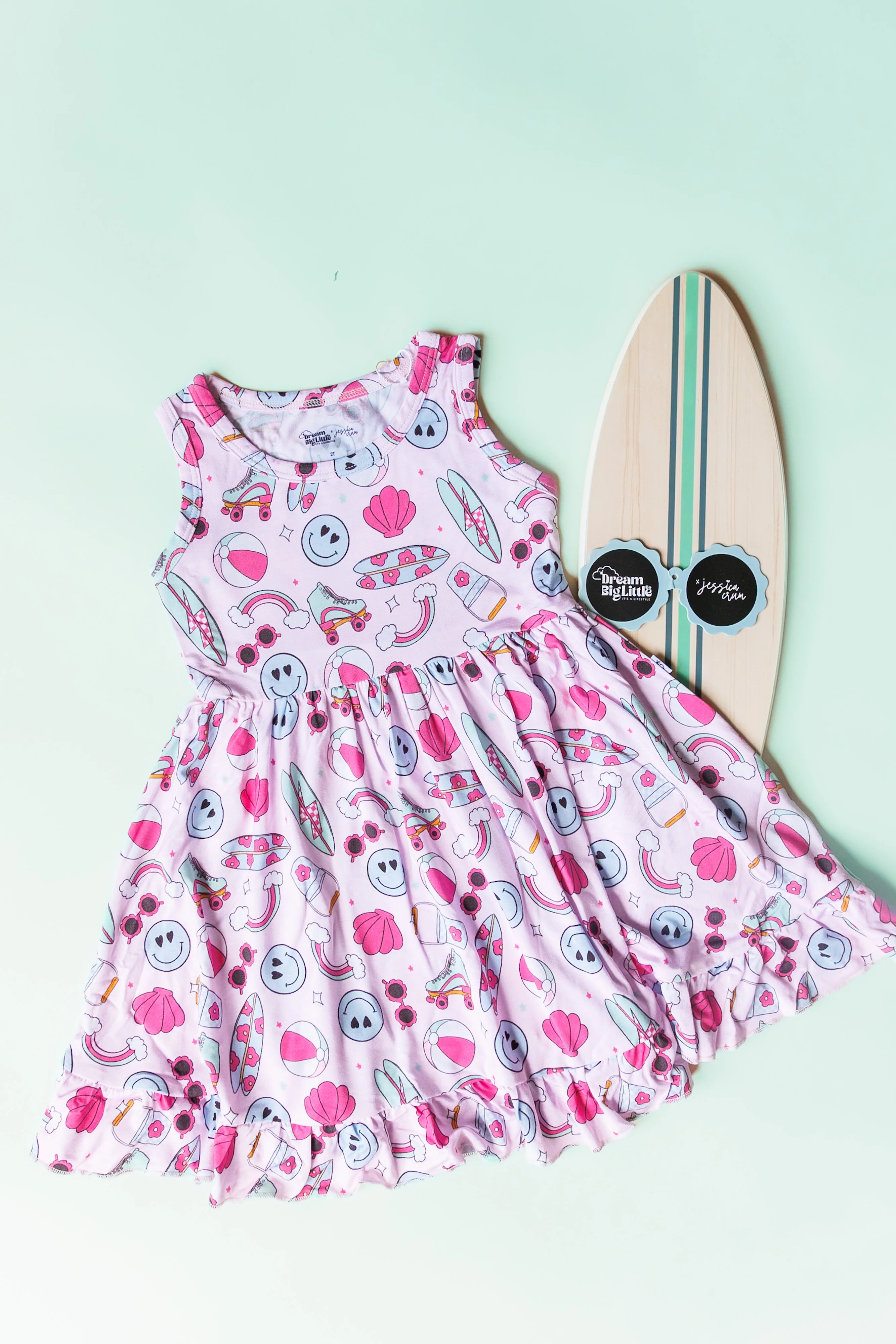 EXCLUSIVE BEACHIN’ IT WITH BRYNNLEIGH DREAM RUFFLE DRESS - Image 4