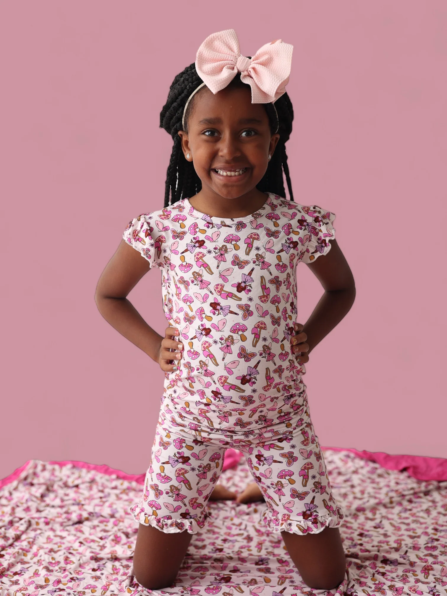 EXCLUSIVE FAIRY FRIENDS DREAM RUFFLE SHORT SET - Image 3