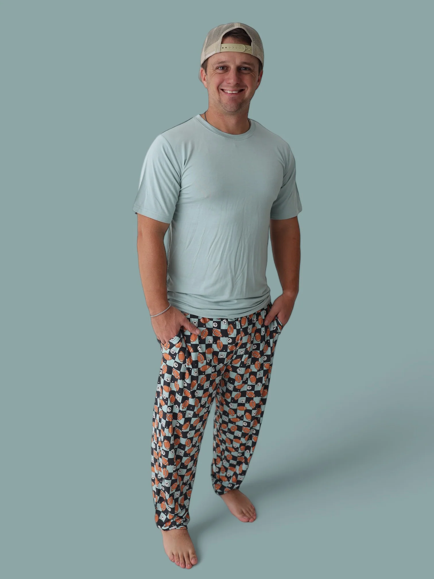 EXCLUSIVE LUKE'S FANTASY FOOTBALL SHORT SLEEVE MEN'S DREAM JOGGER SET - Image 11