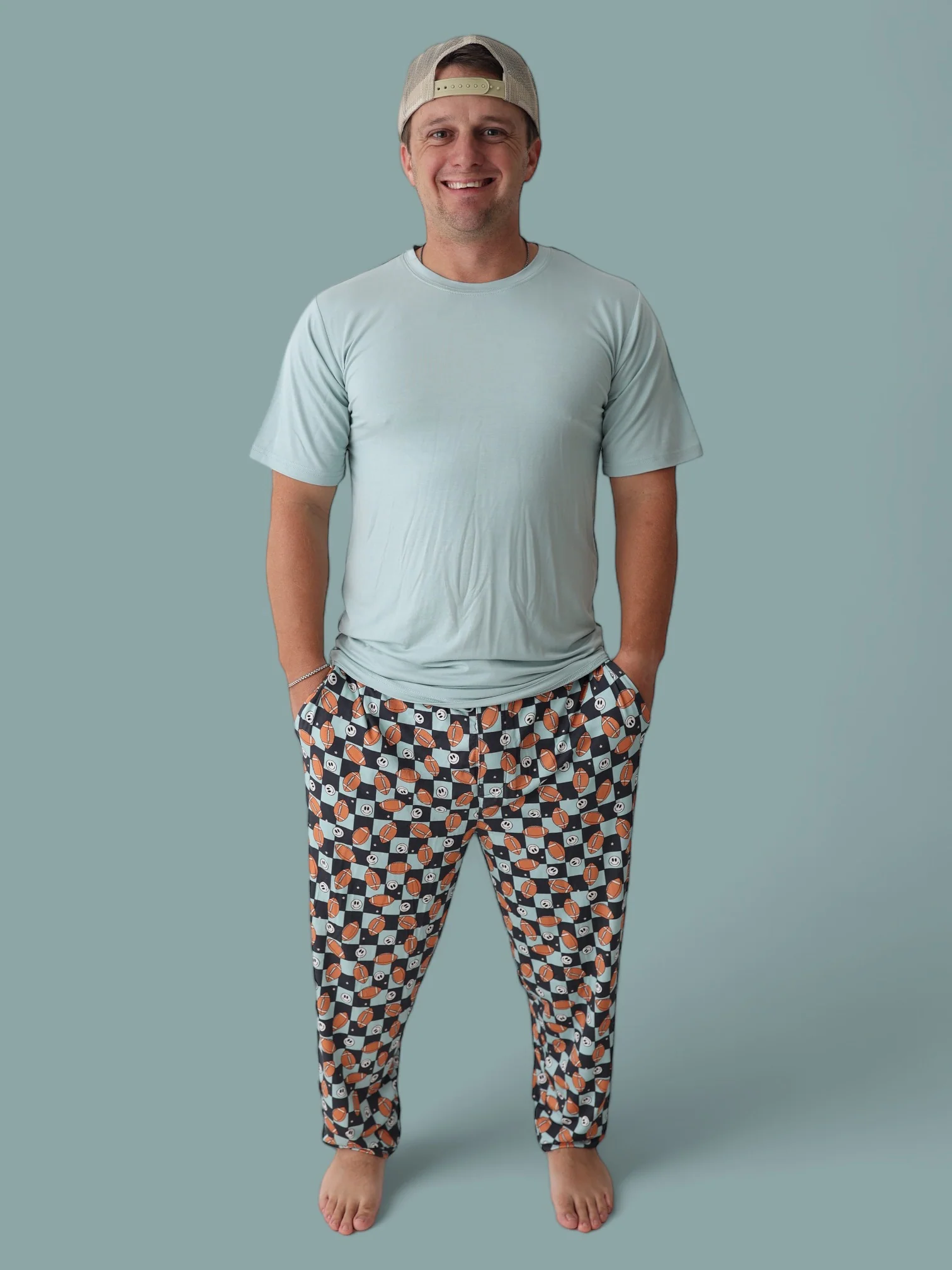 EXCLUSIVE LUKE'S FANTASY FOOTBALL SHORT SLEEVE MEN'S DREAM JOGGER SET - Image 14