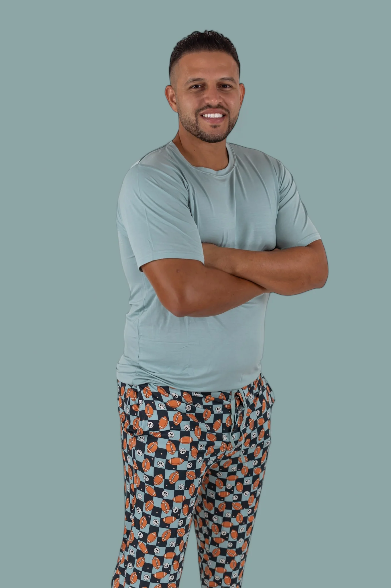 EXCLUSIVE LUKE'S FANTASY FOOTBALL SHORT SLEEVE MEN'S DREAM JOGGER SET - Image 18