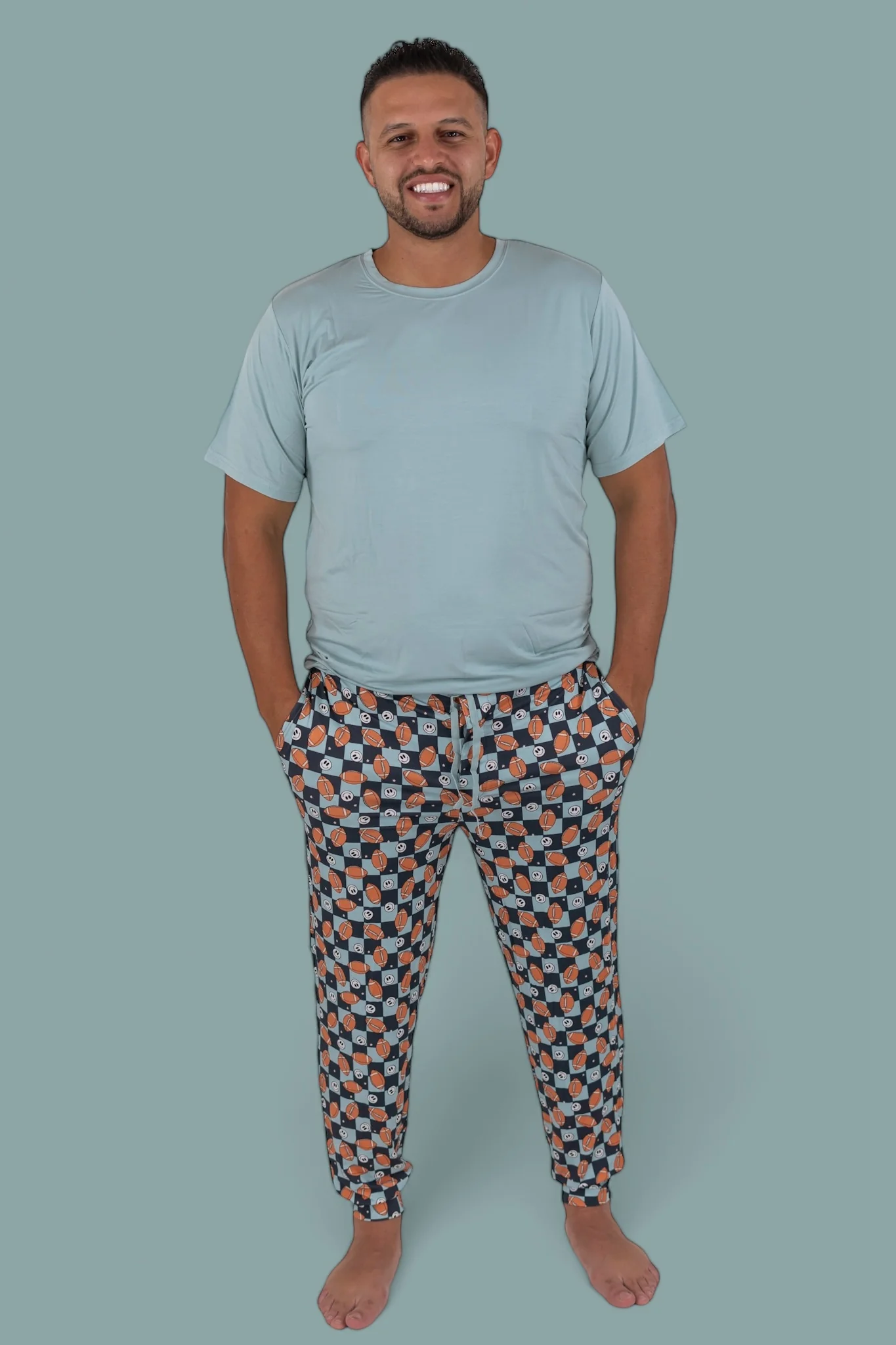 EXCLUSIVE LUKE'S FANTASY FOOTBALL SHORT SLEEVE MEN'S DREAM JOGGER SET - Image 20