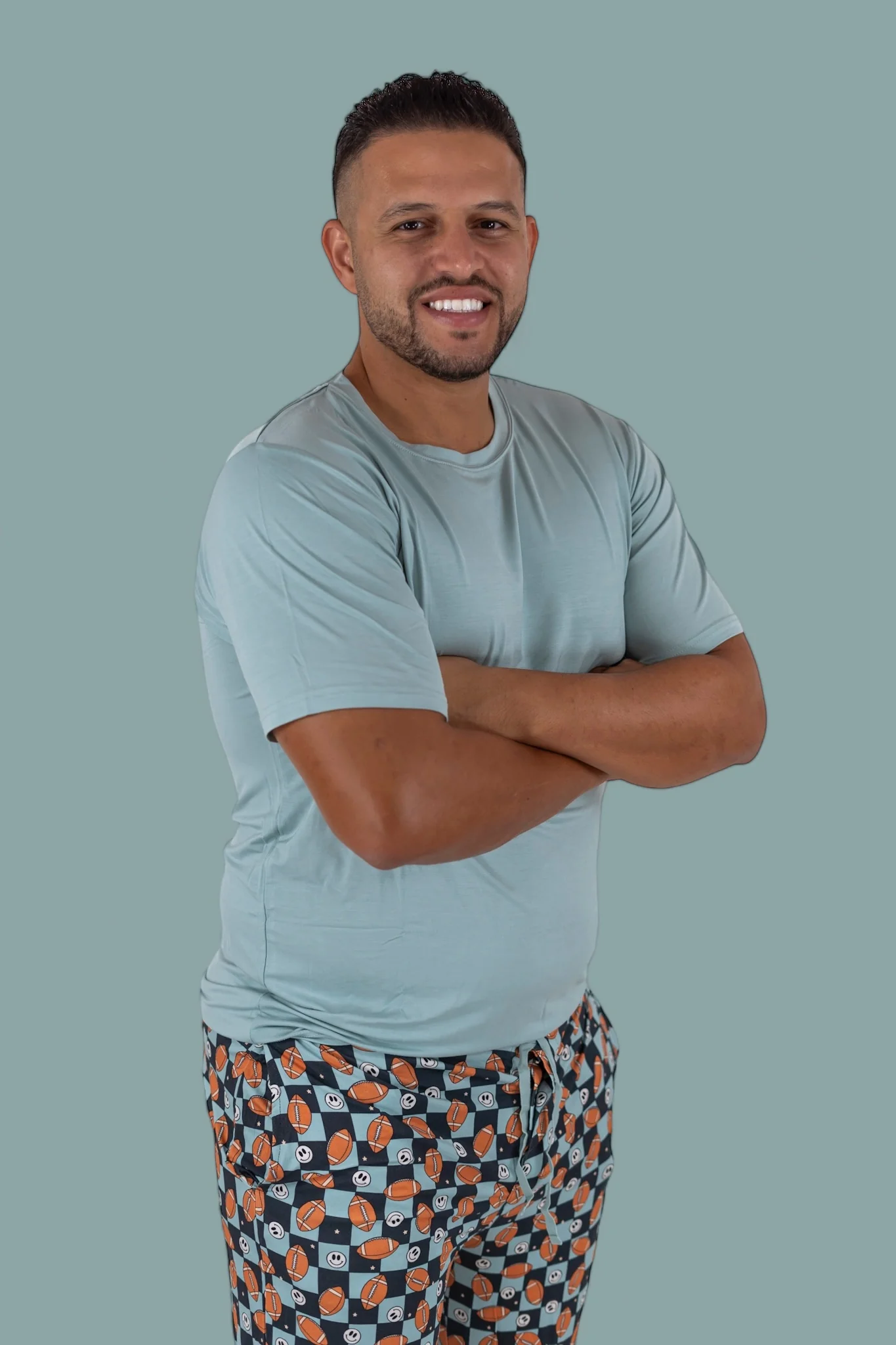 EXCLUSIVE LUKE'S FANTASY FOOTBALL SHORT SLEEVE MEN'S DREAM JOGGER SET - Image 21