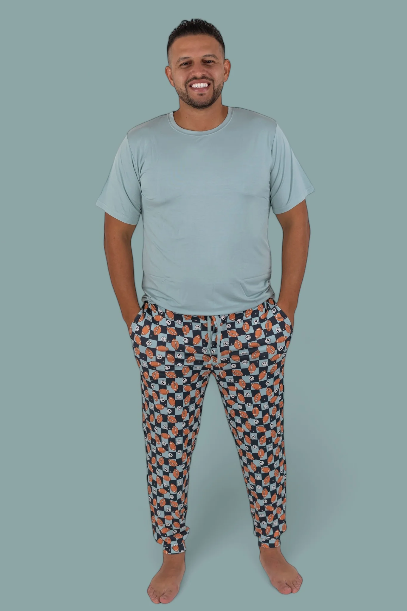 EXCLUSIVE LUKE'S FANTASY FOOTBALL SHORT SLEEVE MEN'S DREAM JOGGER SET - Image 8