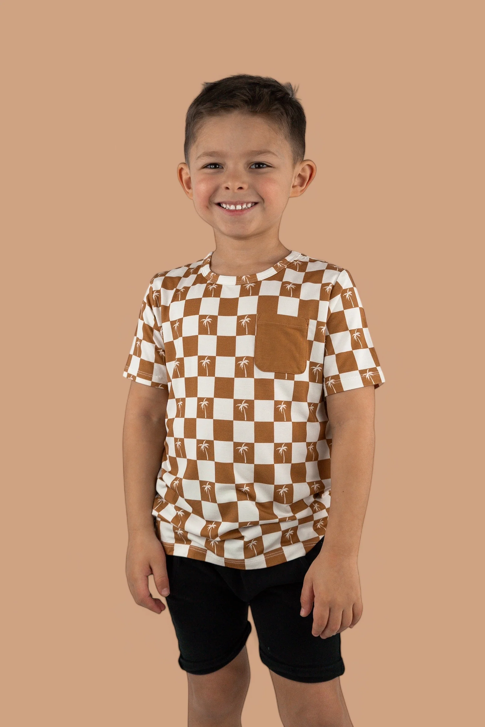 EXCLUSIVE SANDY BEACH CHECKERS DREAM POCKET TEE - Image 4