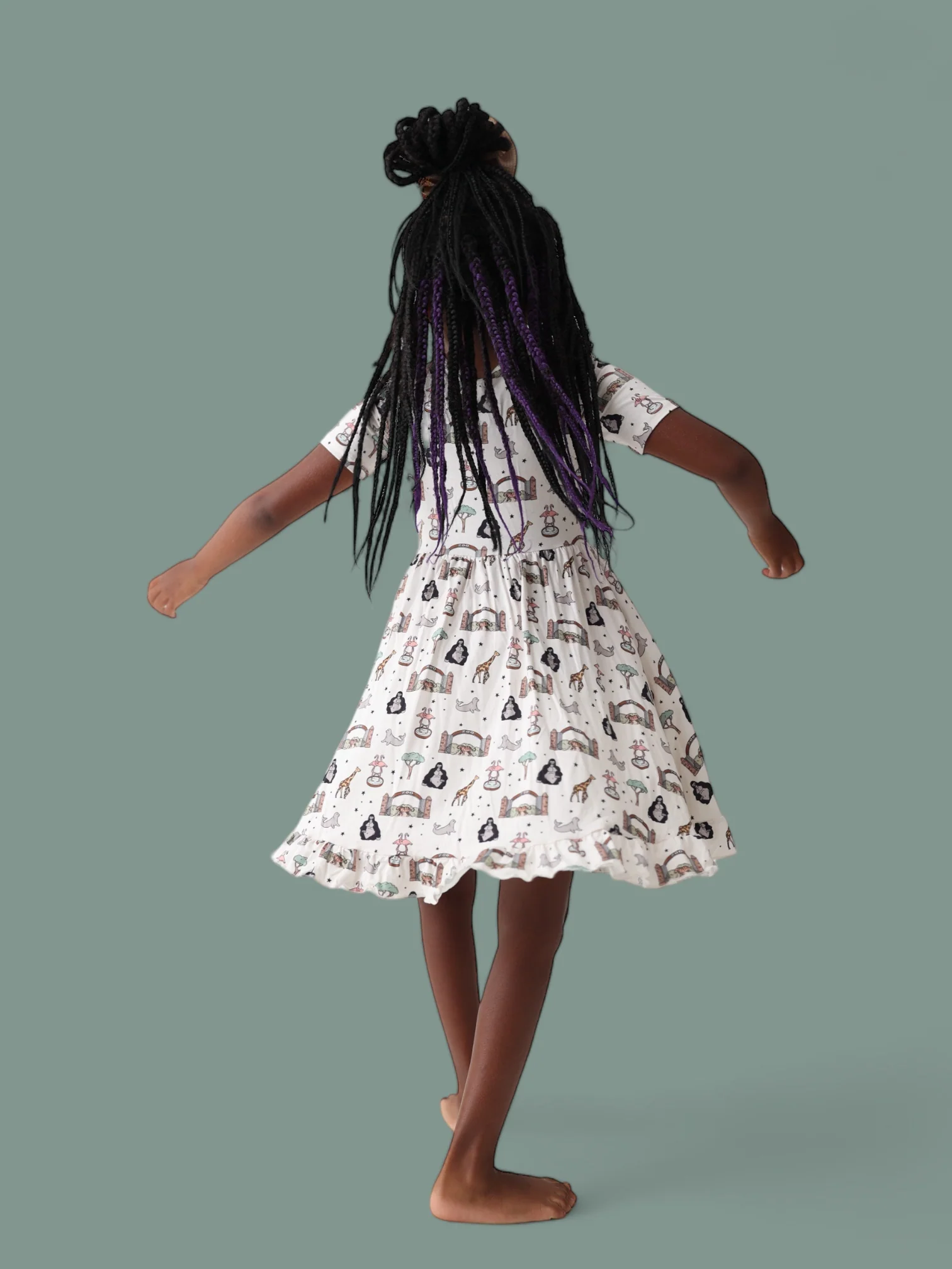 EXCLUSIVE ZOO ADVENTURES DREAM RUFFLE DRESS - Image 3
